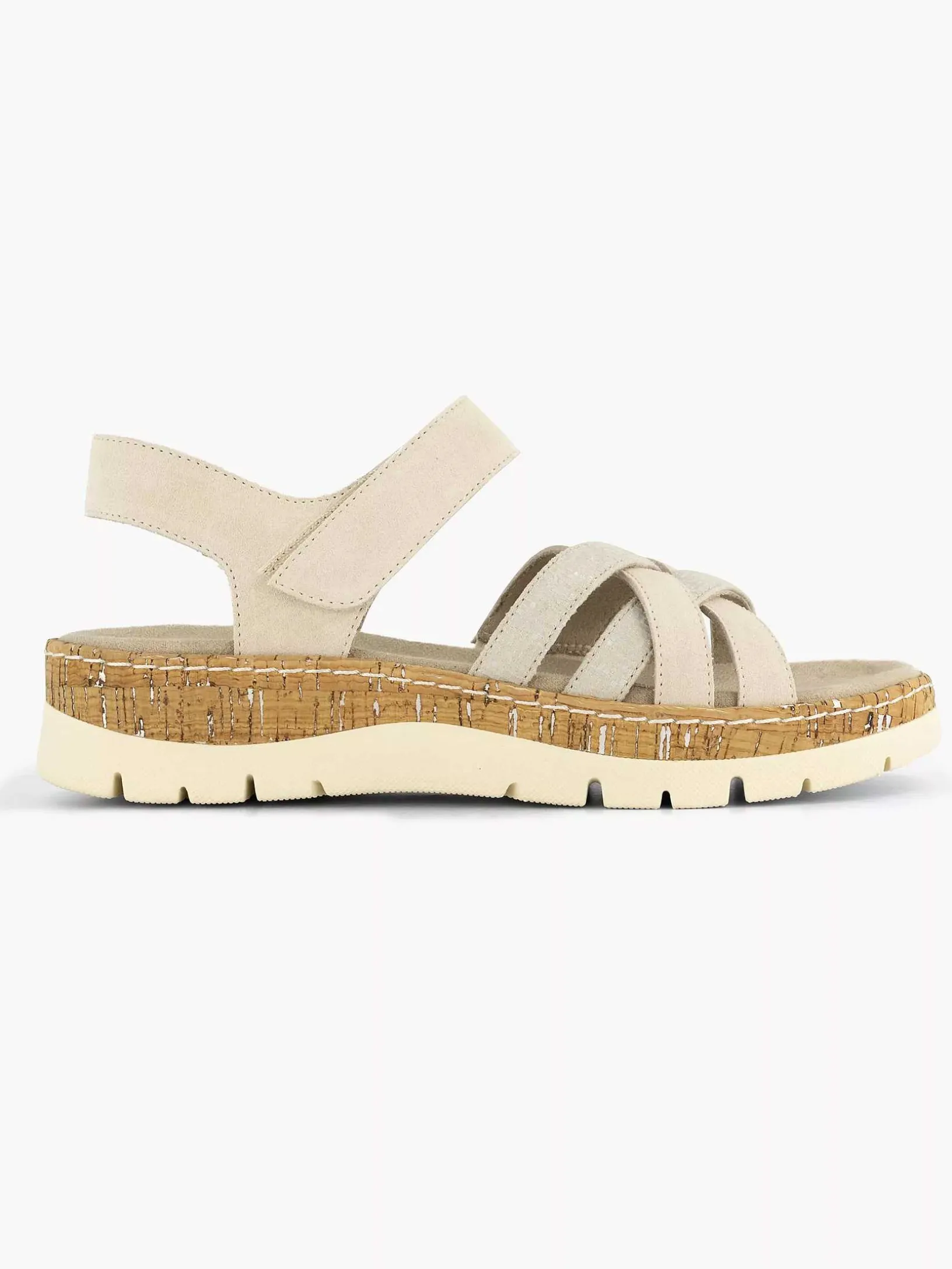 Beige Comfort Sandaal