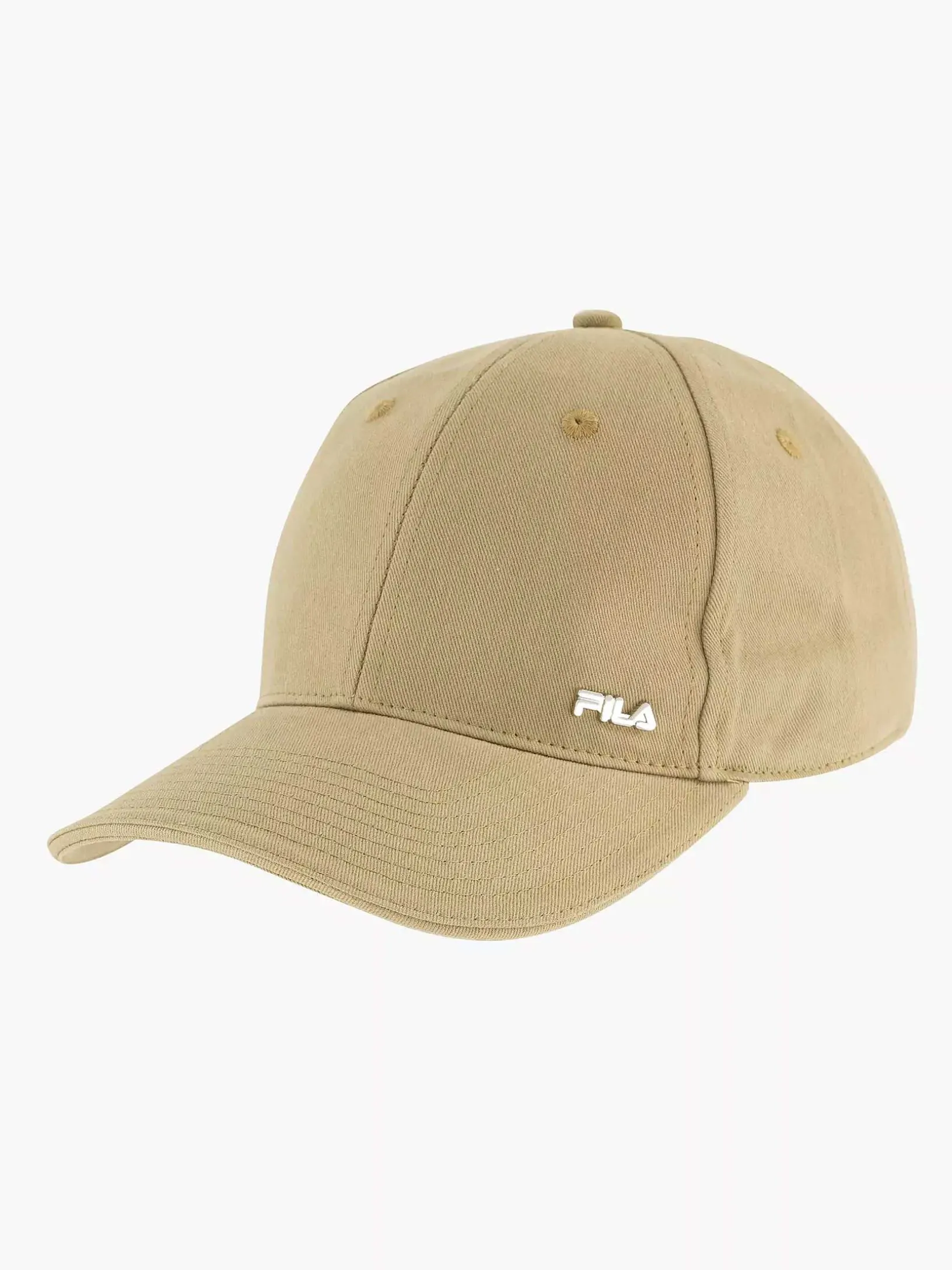 Beige Fila Metall Charm Cap