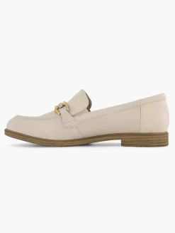 Beige Leren Instapper