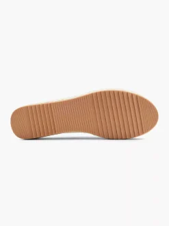 Beige Platform Espadrille