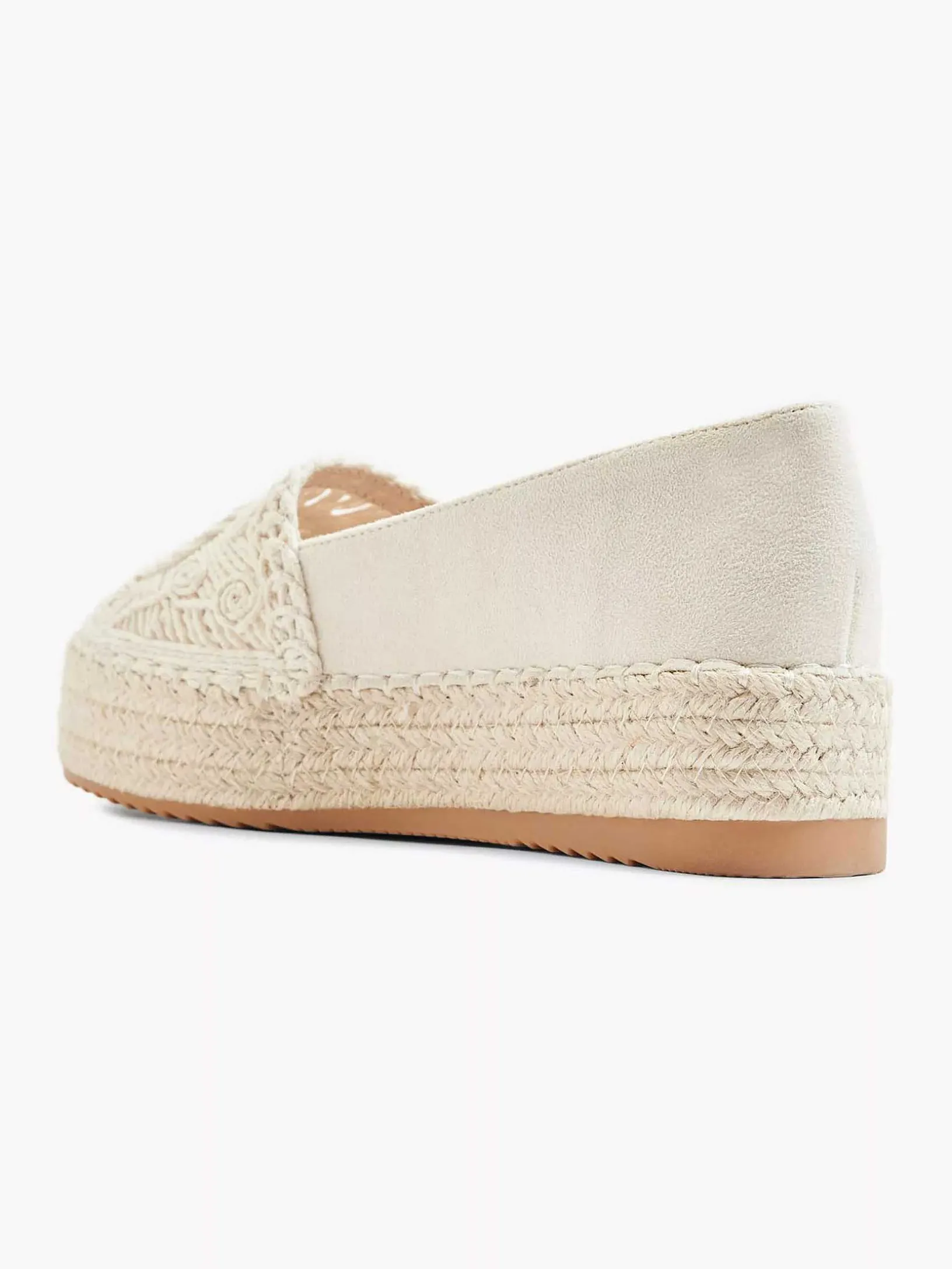 Beige Platform Espadrille