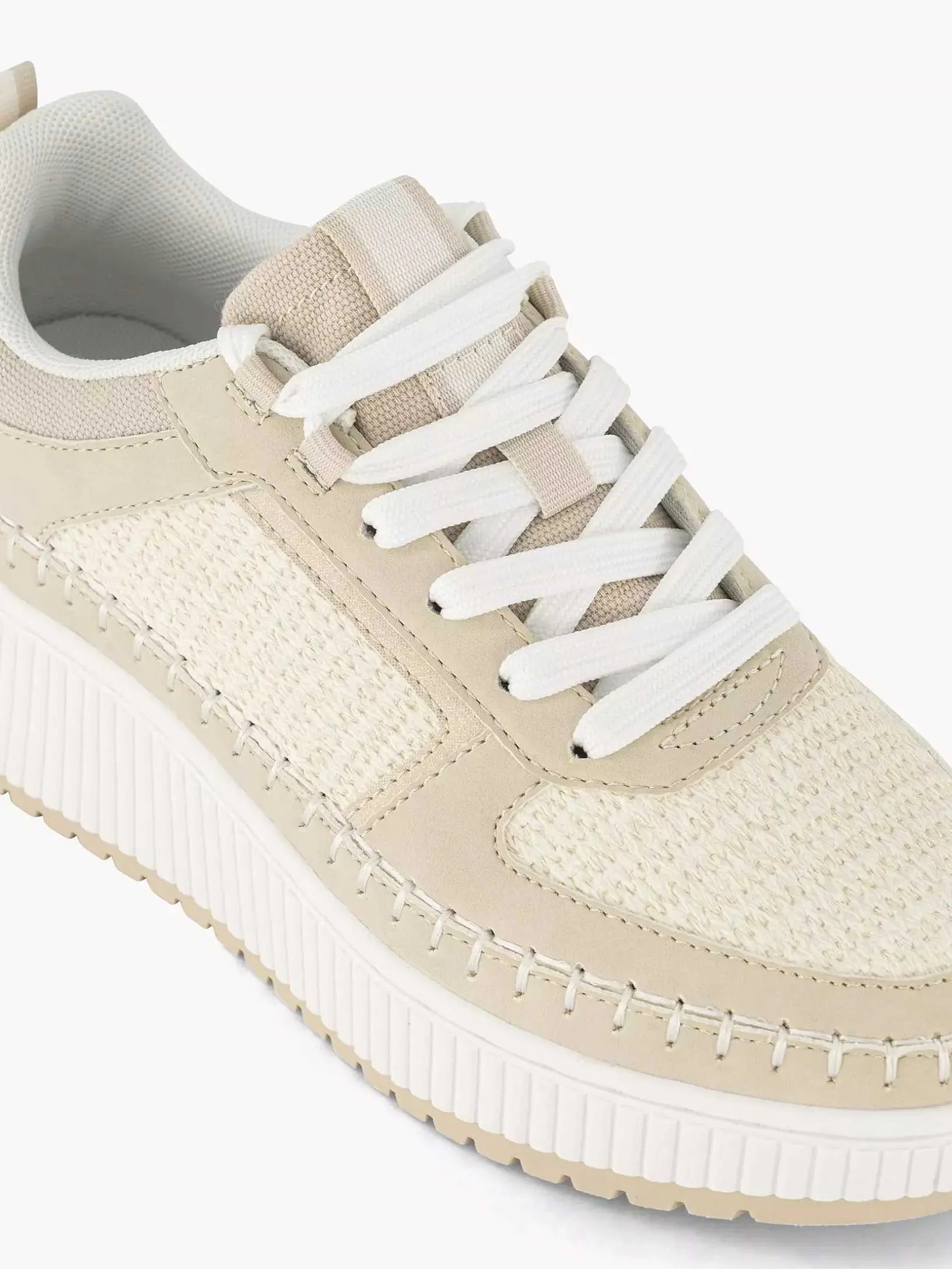 Beige Platform Sneaker