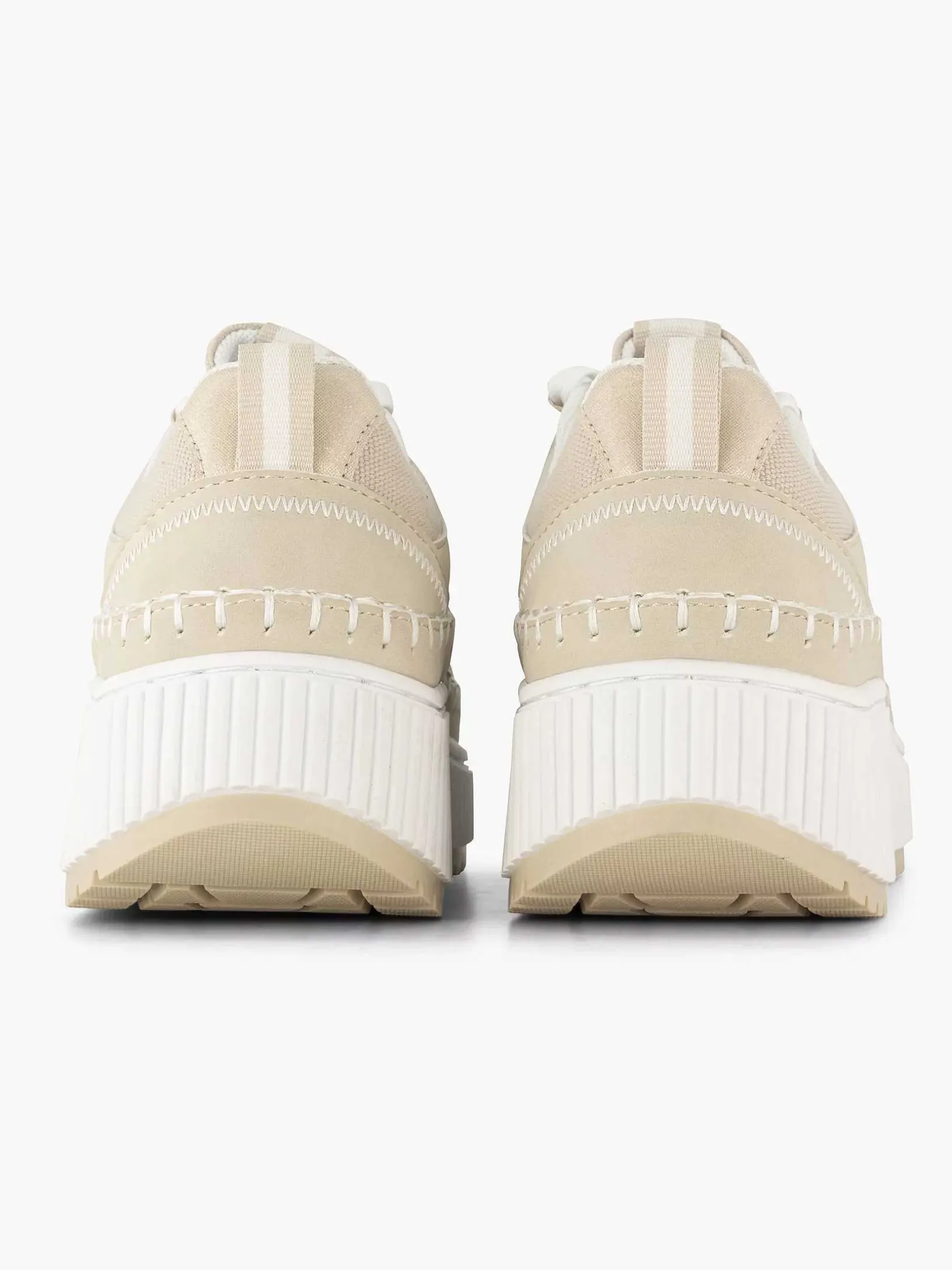 Beige Platform Sneaker
