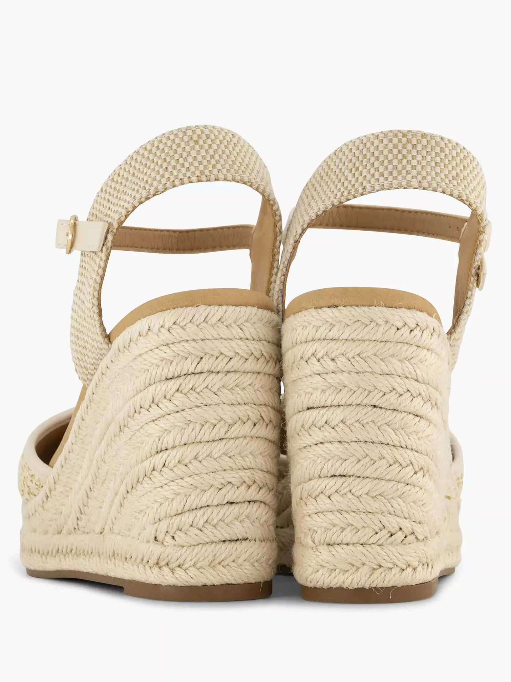 Beige Sandaal Sleehak