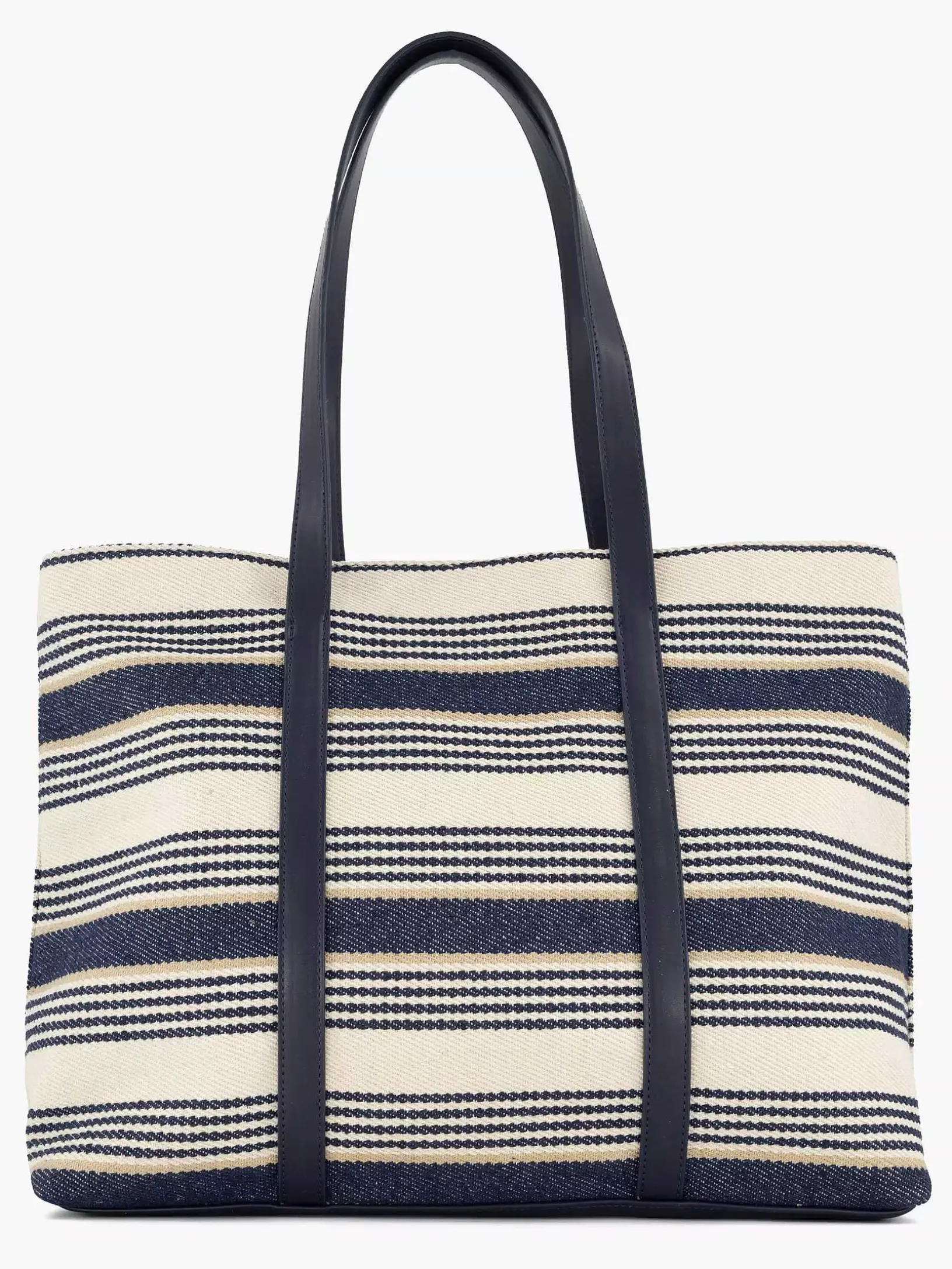 Blauw/ Witte Strandtas