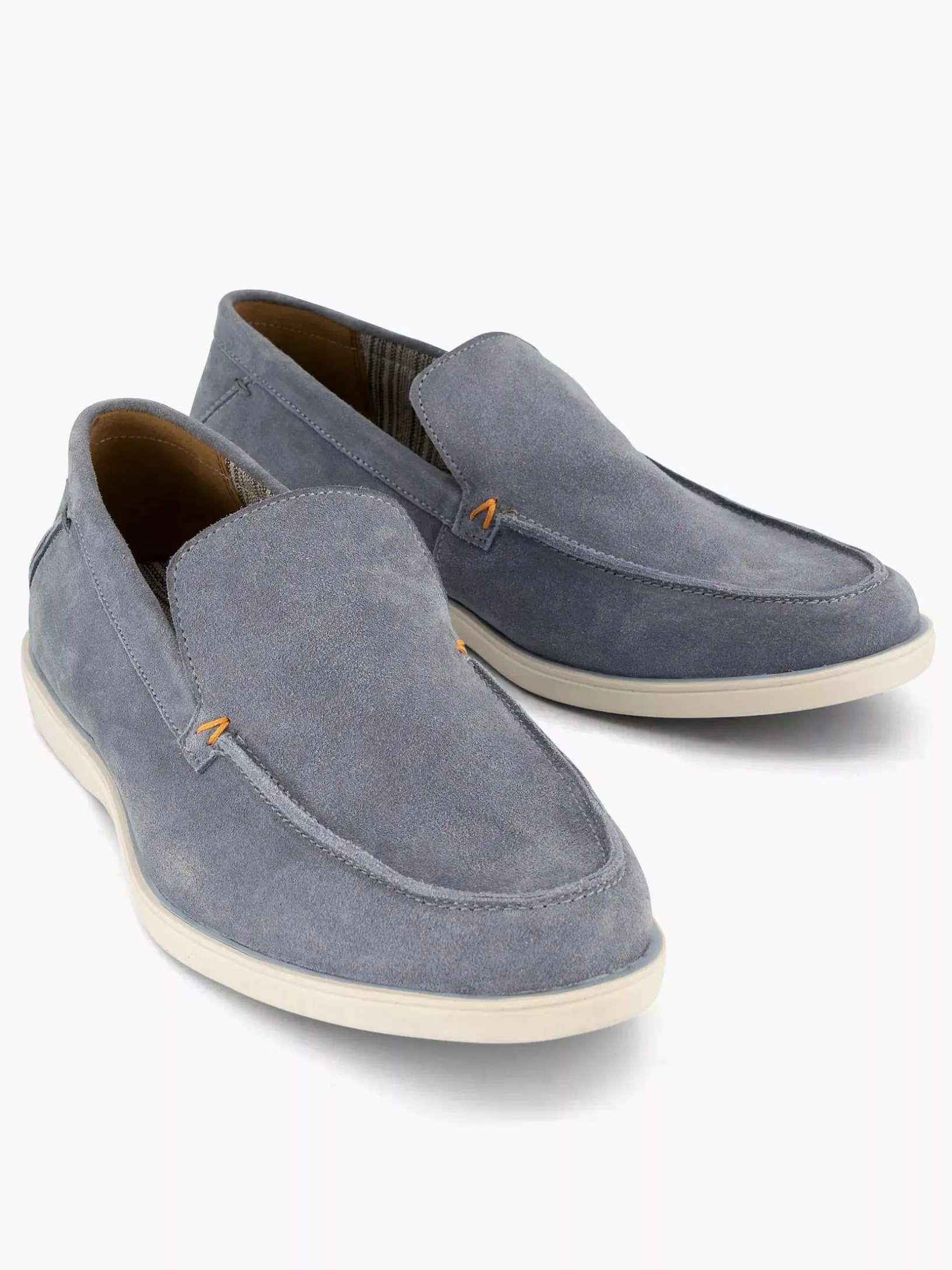 Blauwe Suede Loafer