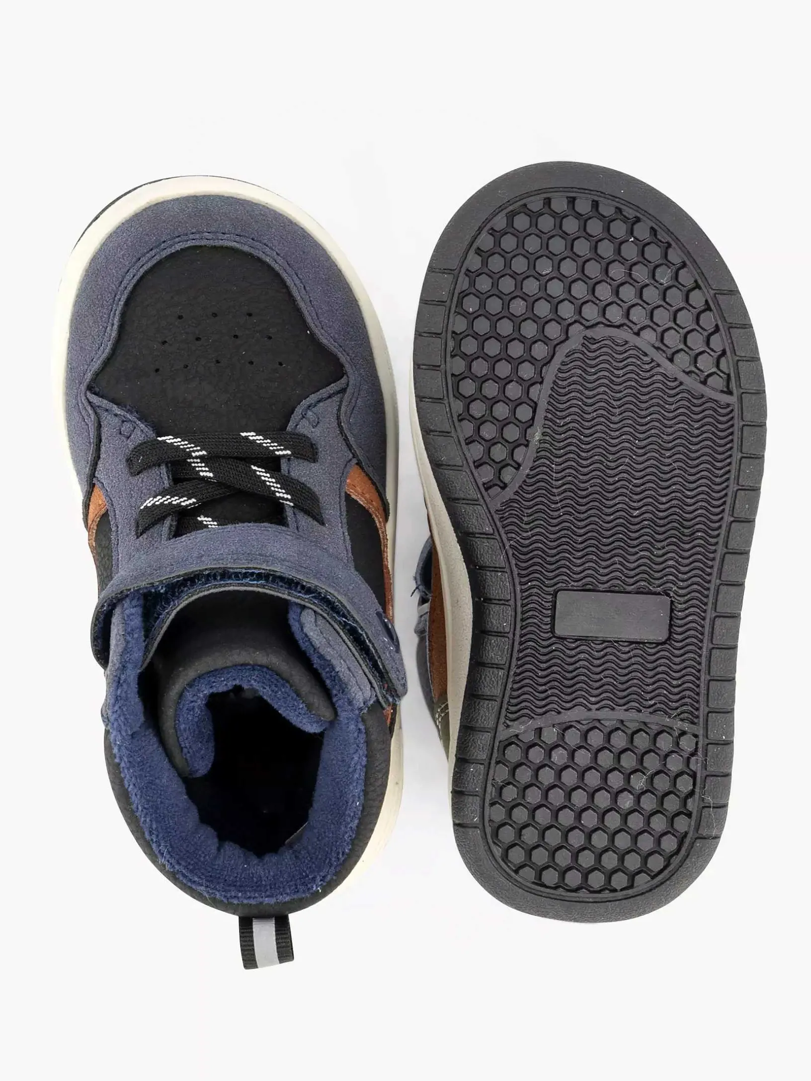 Donkerblauwe Hoge Sneaker