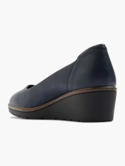 Donkerblauwe Pump Sleehak