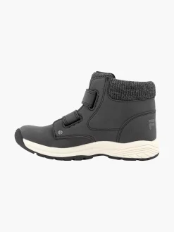 Donkergrijze Boot Klittenband