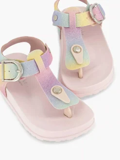 Gekleurde Glitter Sandaal