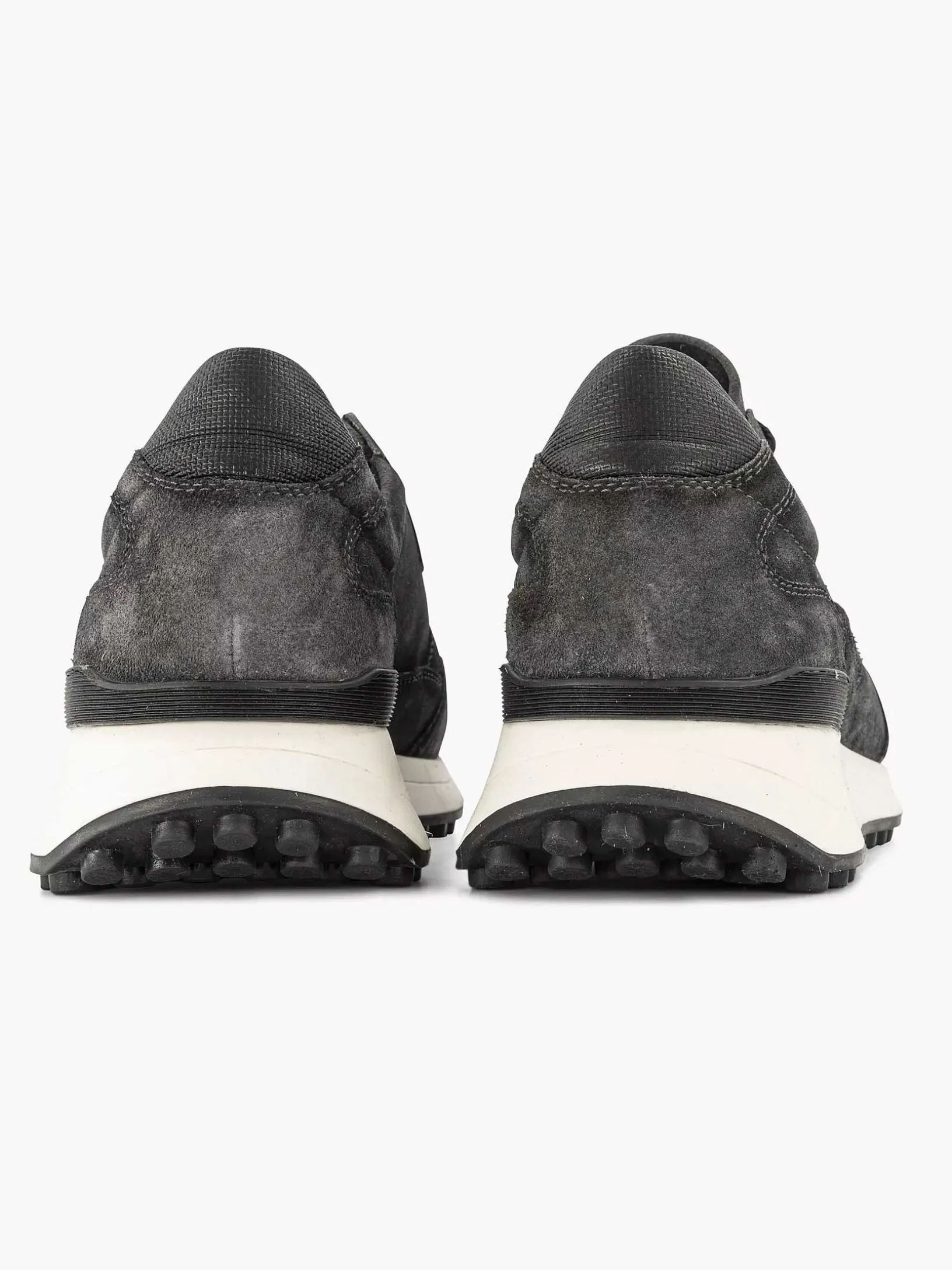 Grijze Leren Sneaker