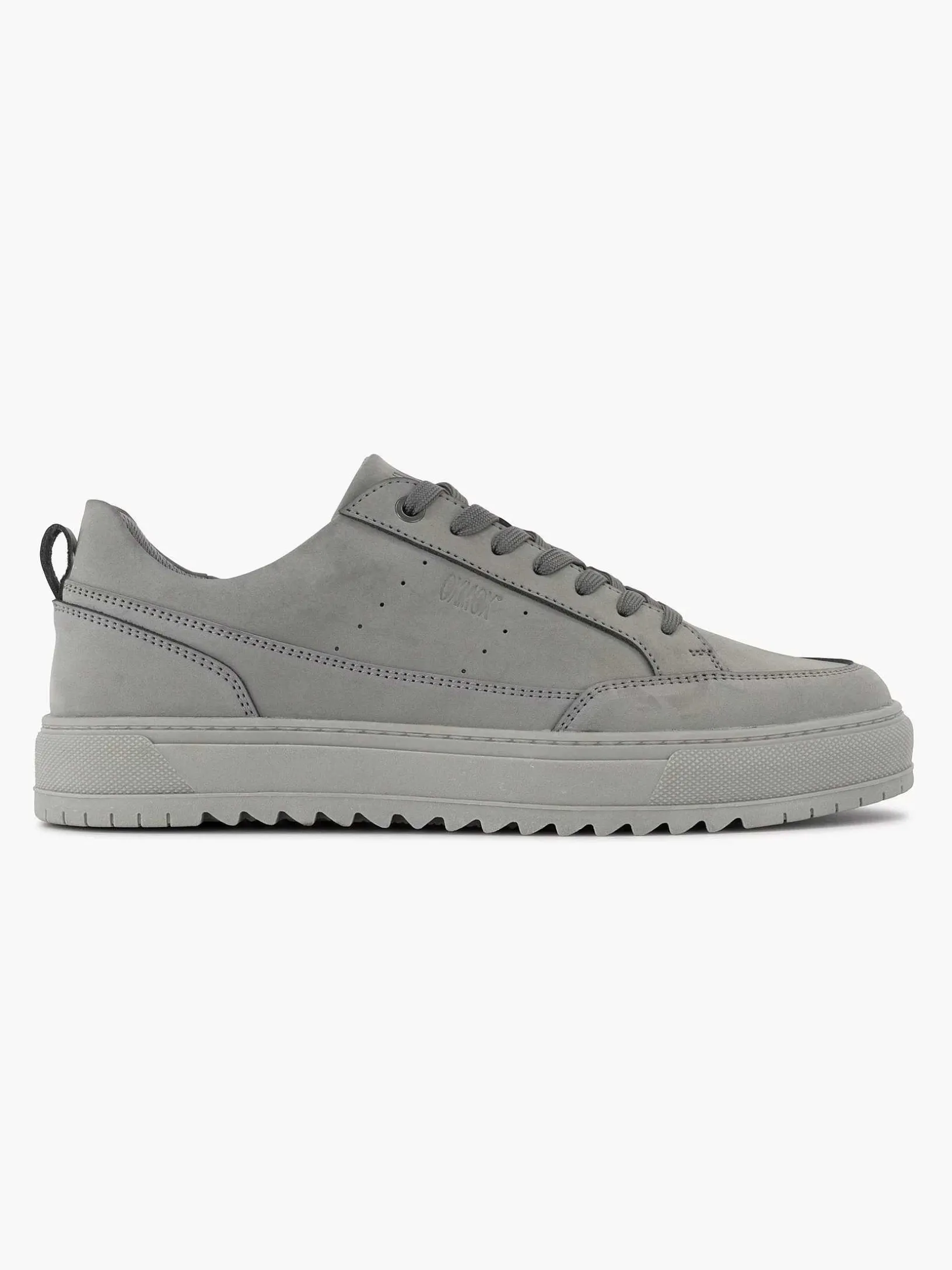 Grijze Leren Sneaker