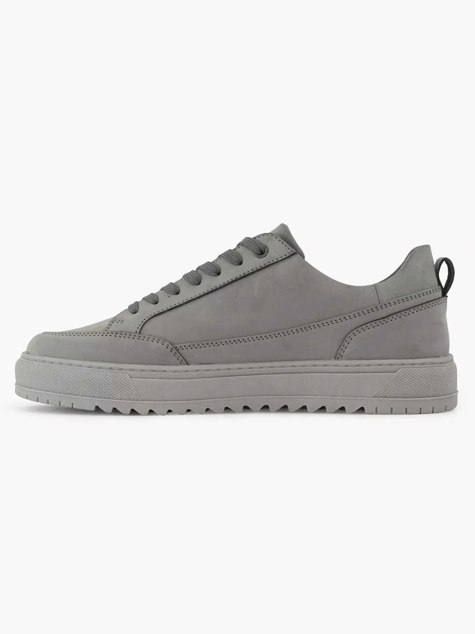Grijze Leren Sneaker