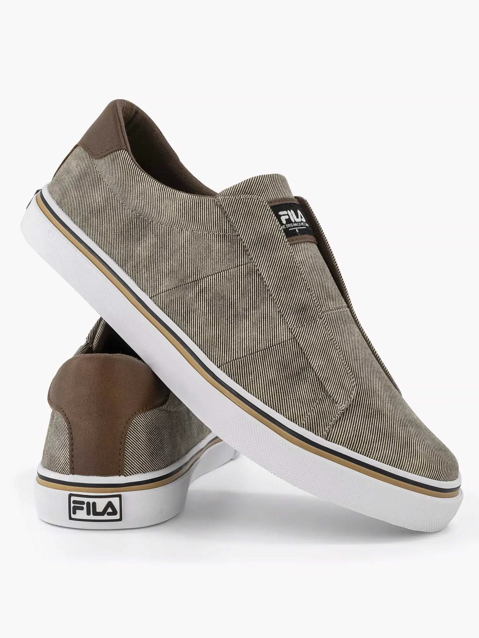 Licht Beige Canvas Instapper