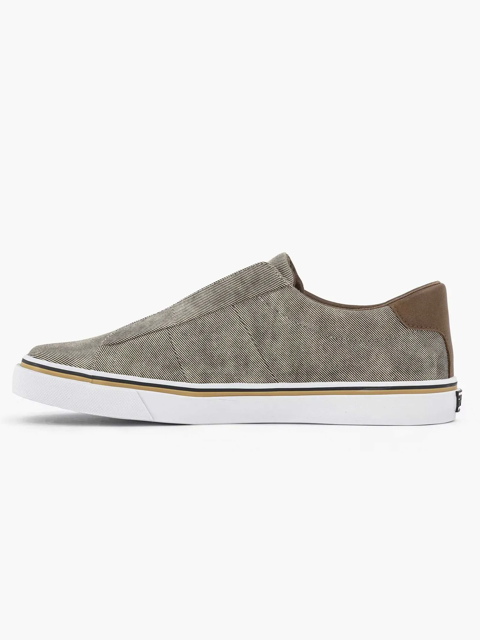 Licht Beige Canvas Instapper