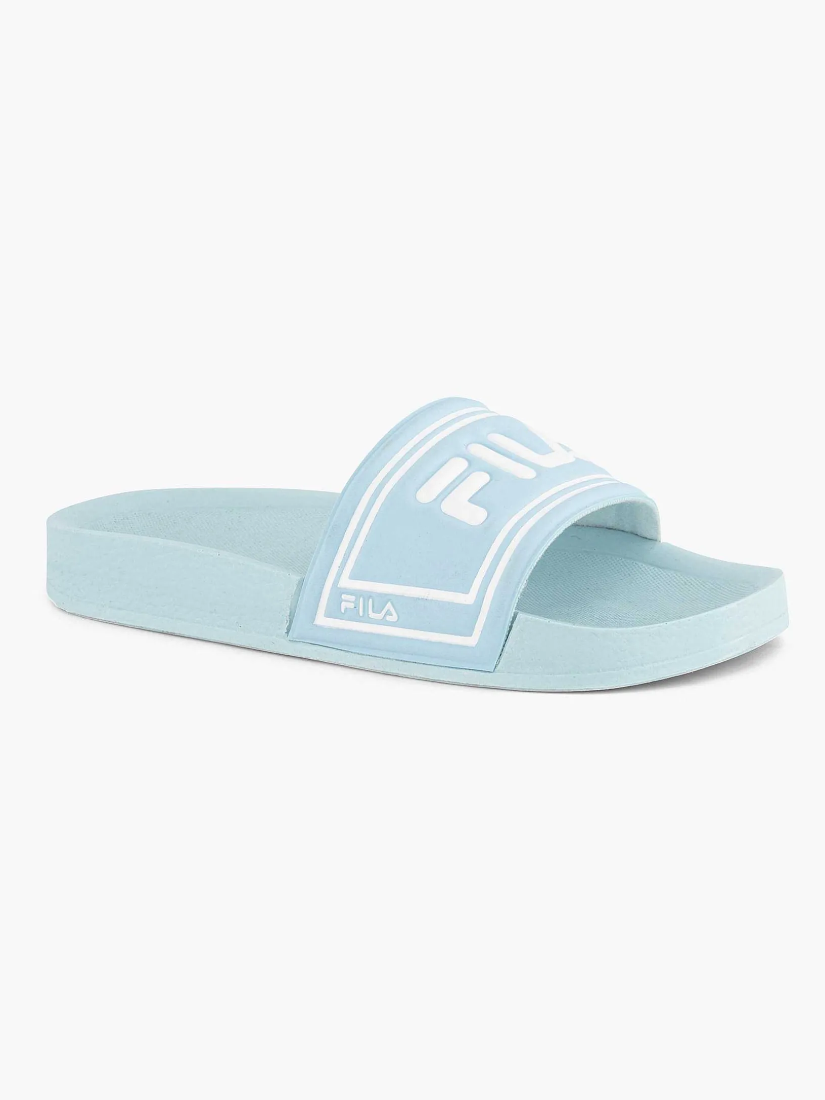 Lichtblauwe Badslipper