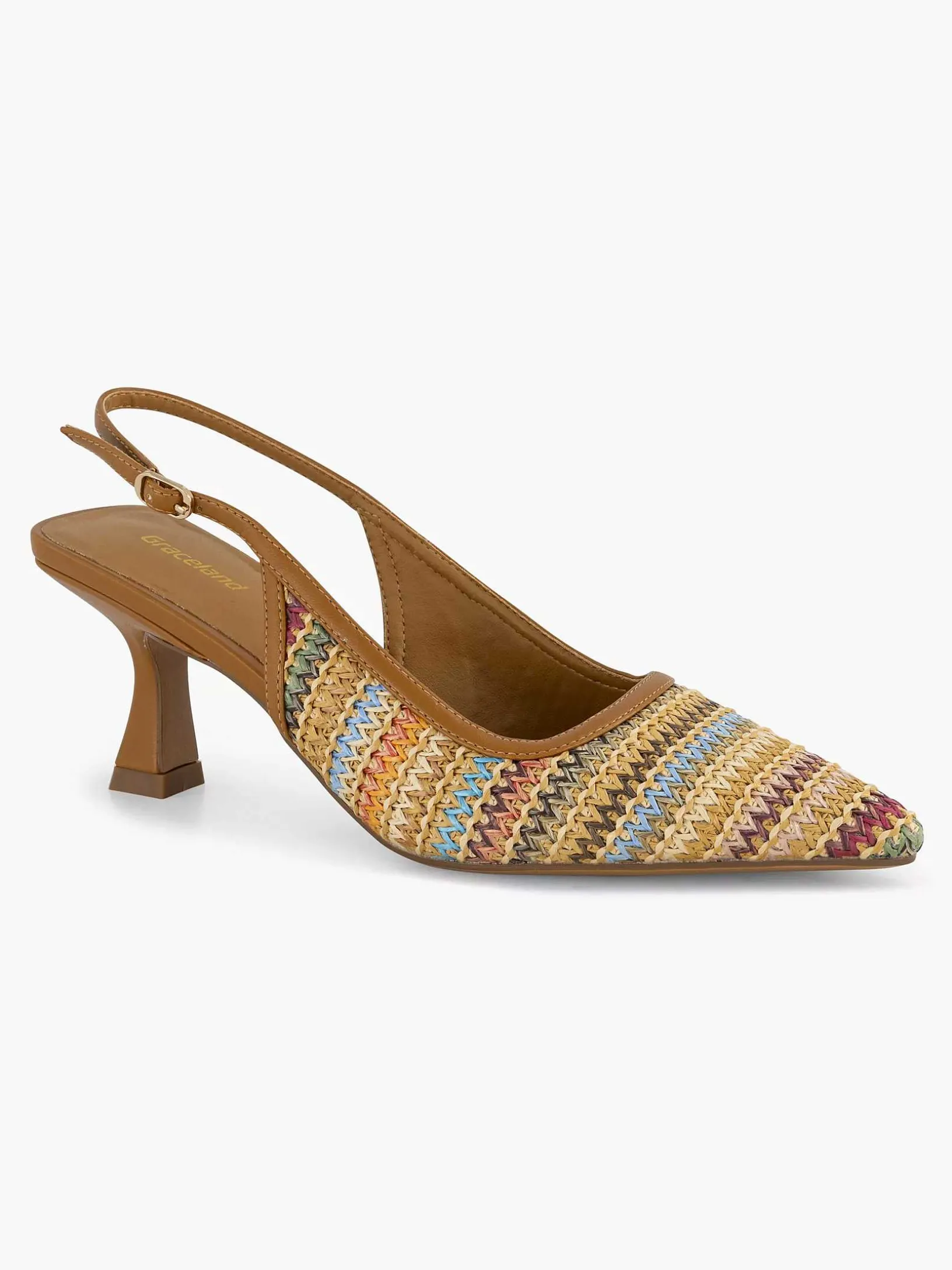 Lichtbruine Slingback