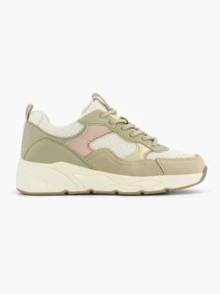 Lichtgroene Chunky Sneaker