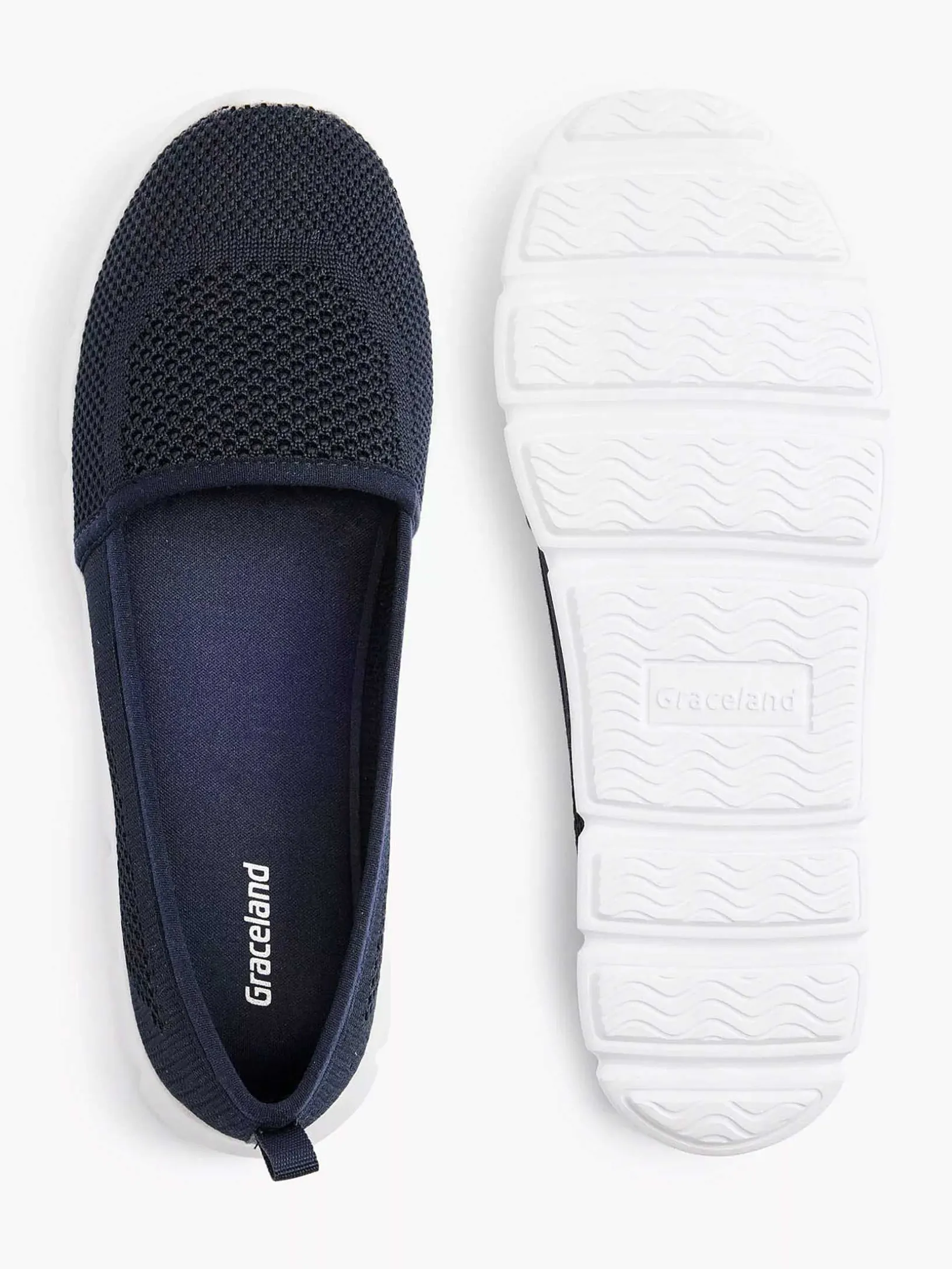 Marineblauwe Instapper Memory Foam