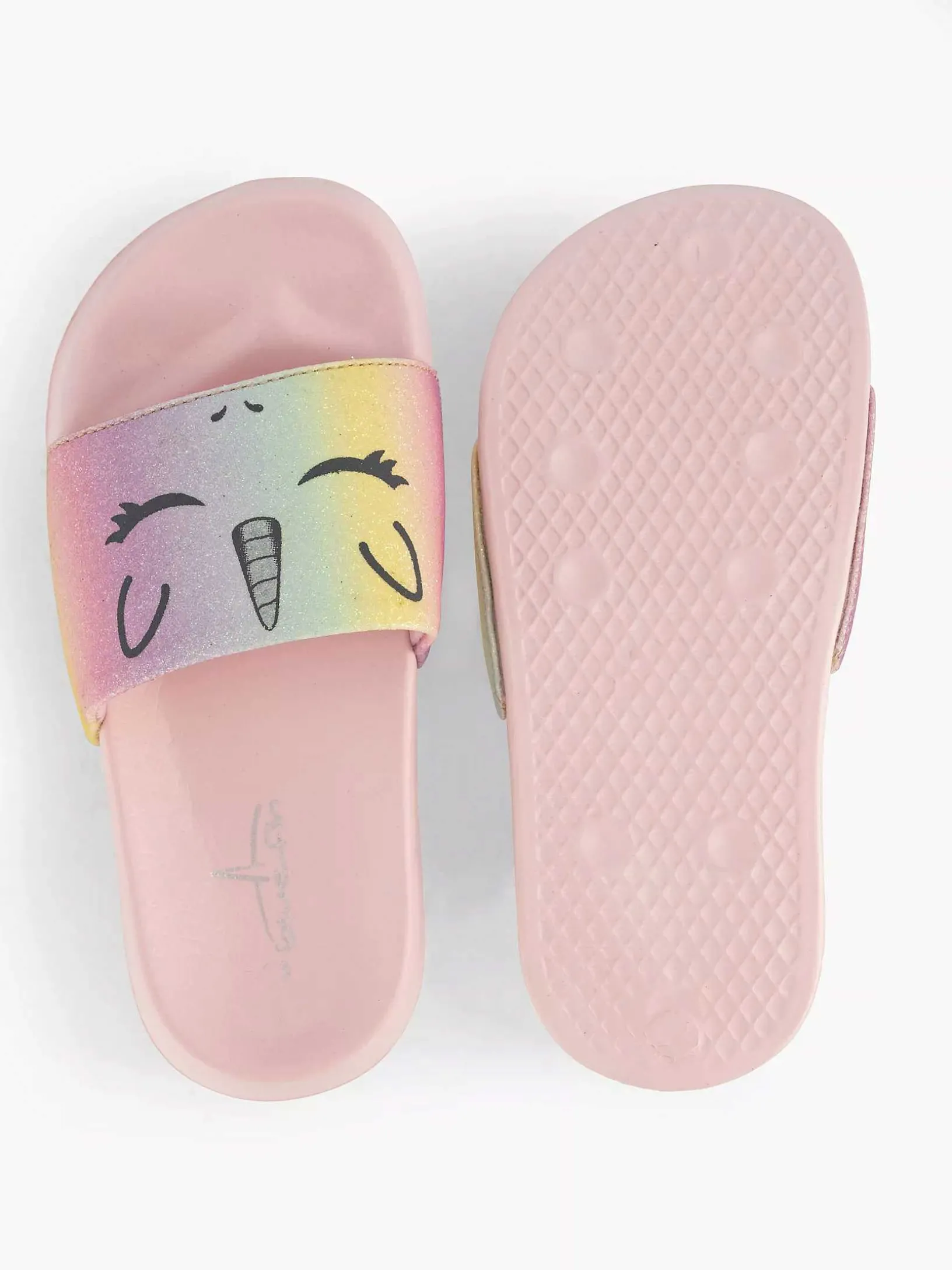 Roze Badslipper Unicorn
