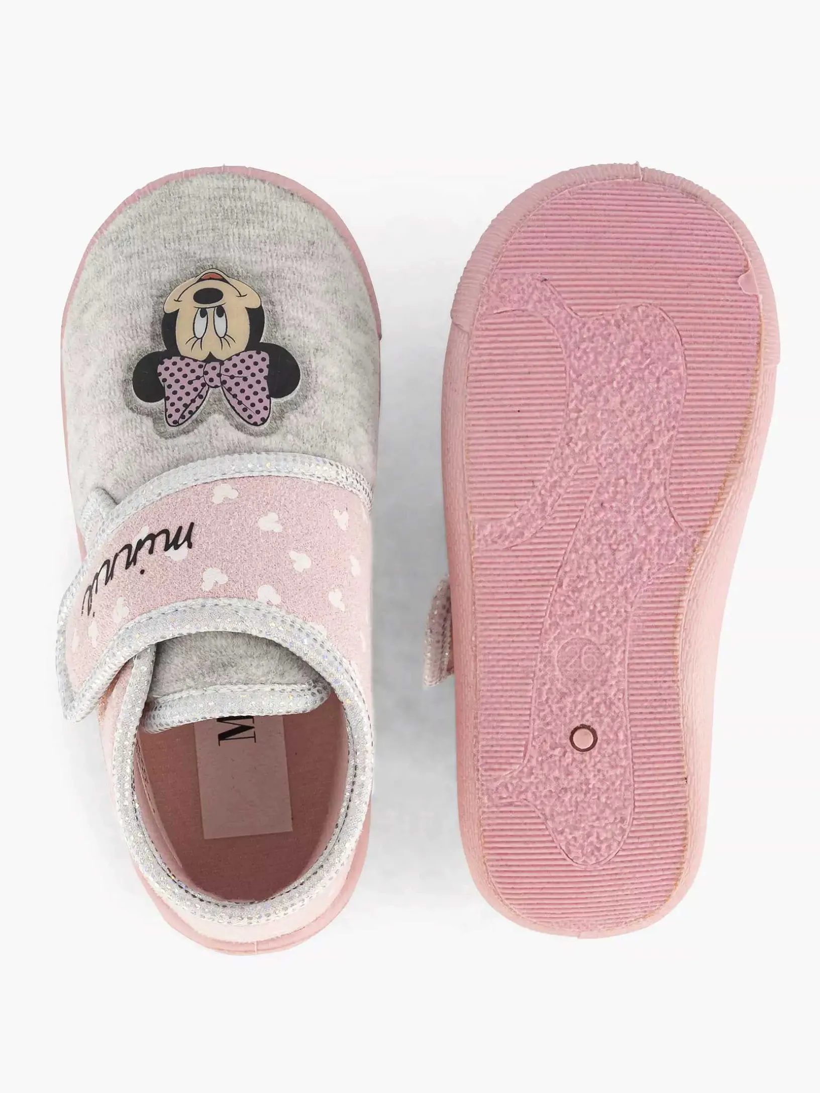 Roze Pantoffel Minnie Mouse