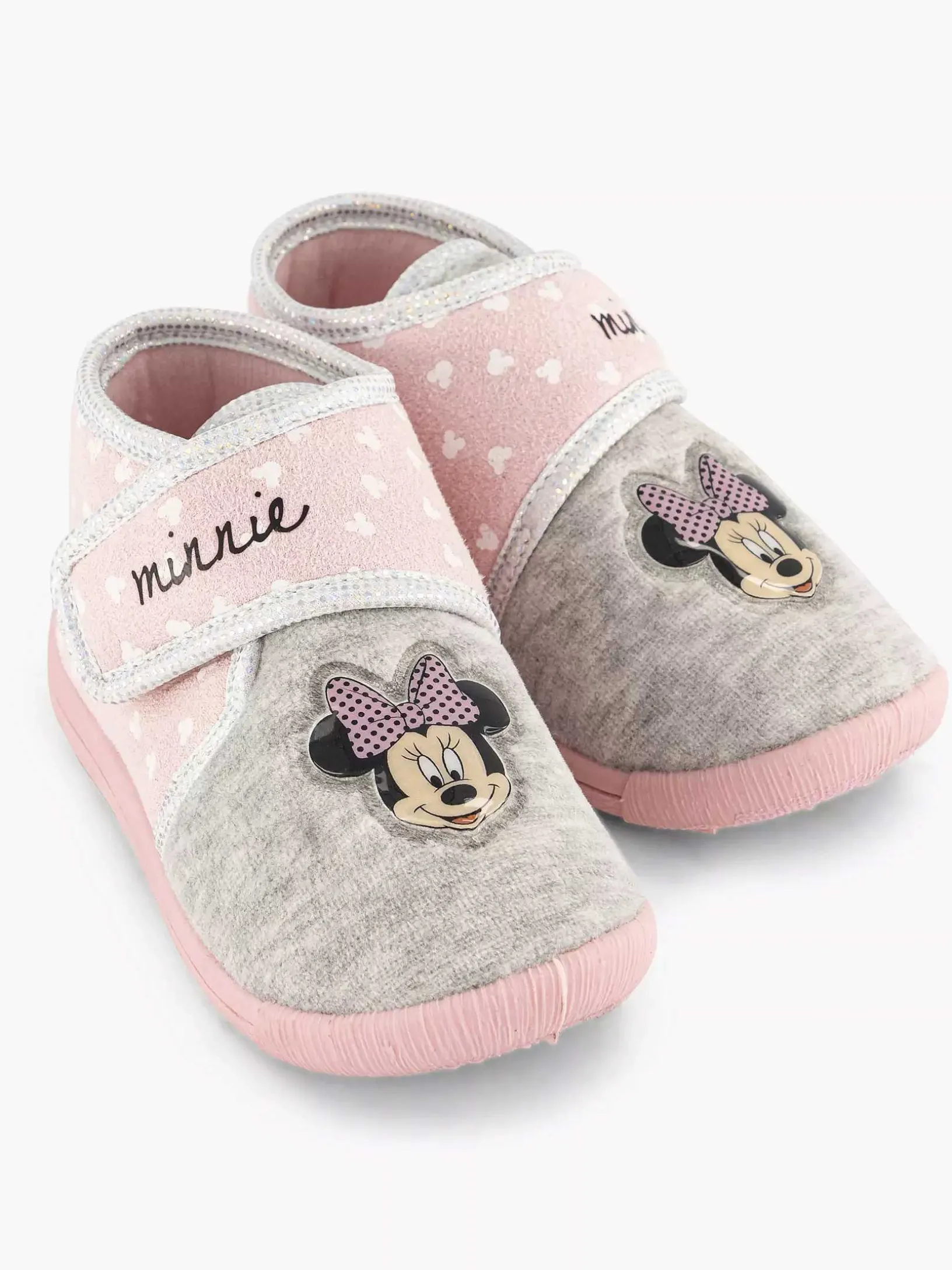 Roze Pantoffel Minnie Mouse