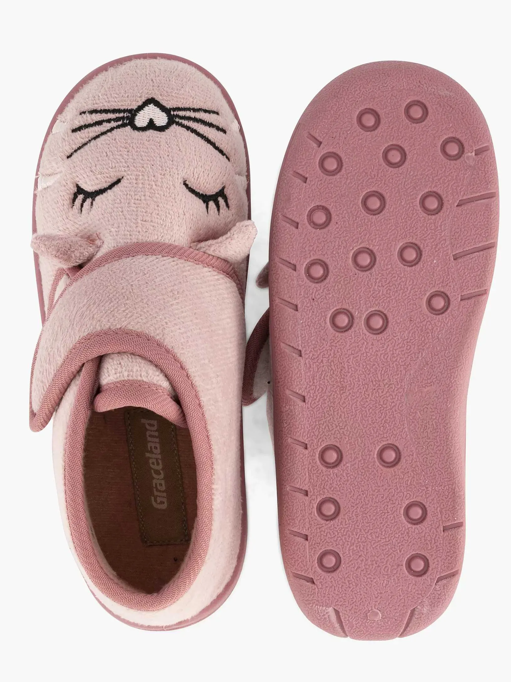 Roze Pantoffel Velcro
