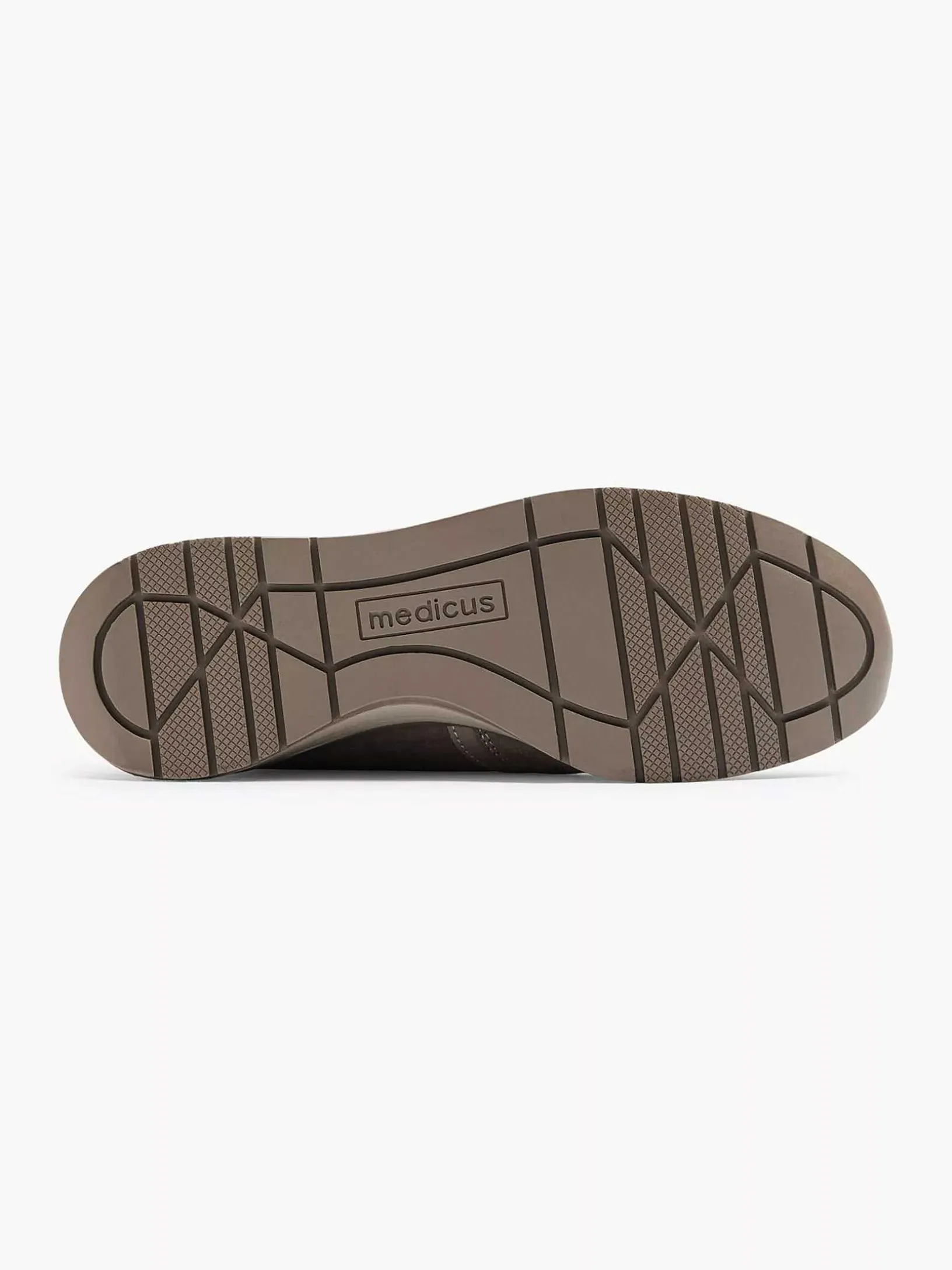 Taupe Leren Comfort Sneaker