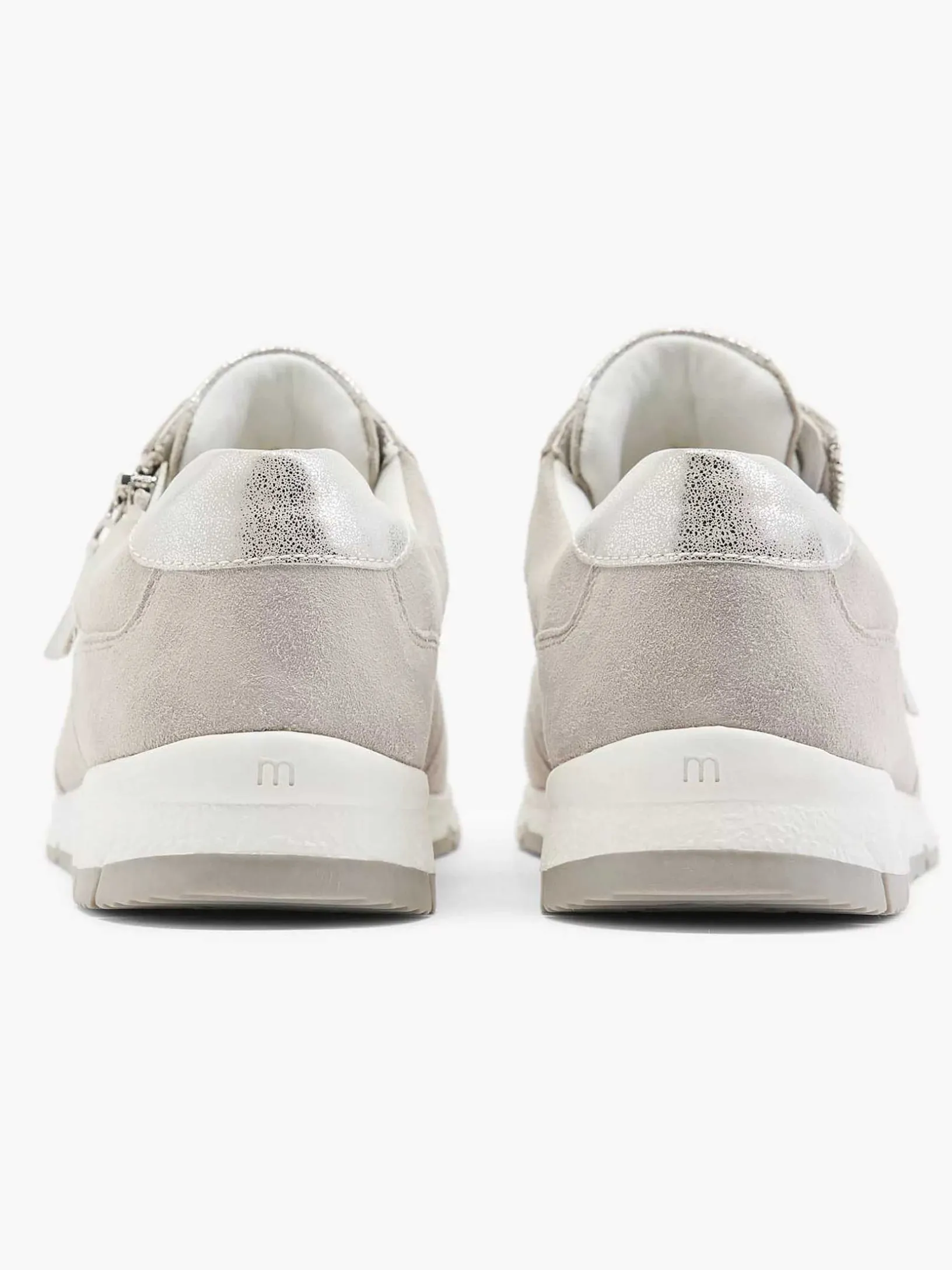 Taupe Leren Sneaker