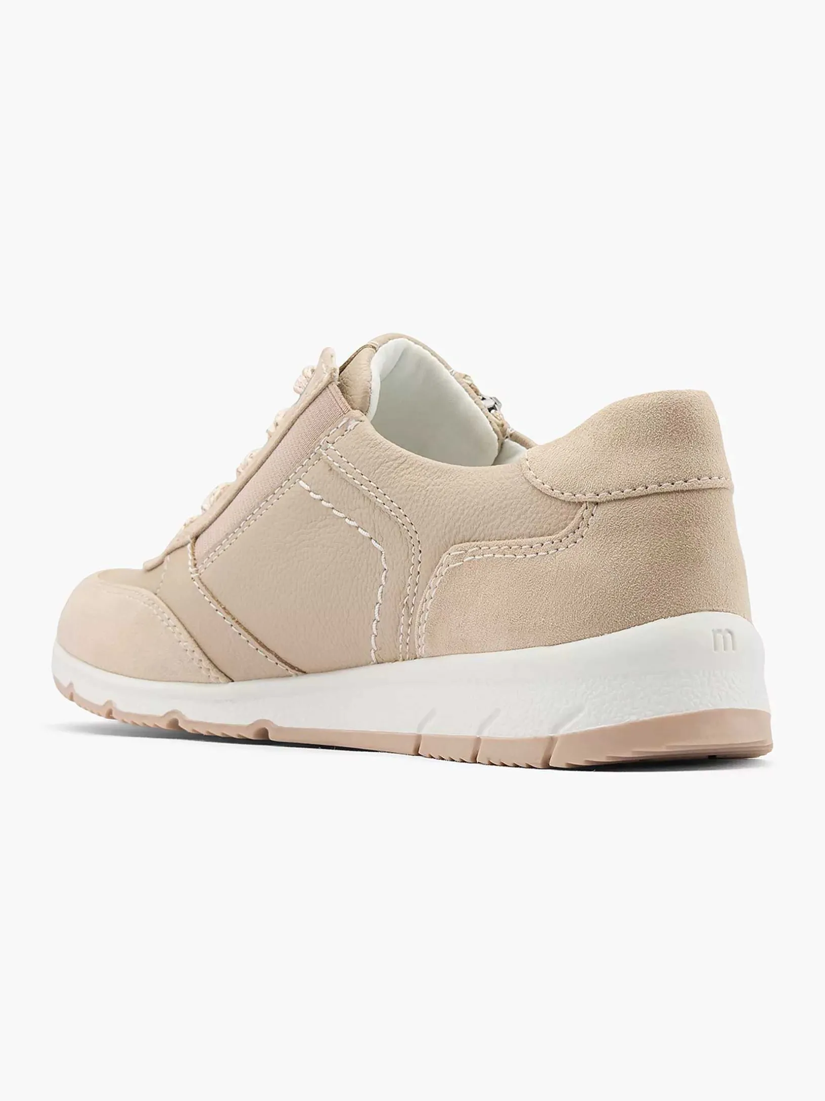 Taupe Leren Sneaker