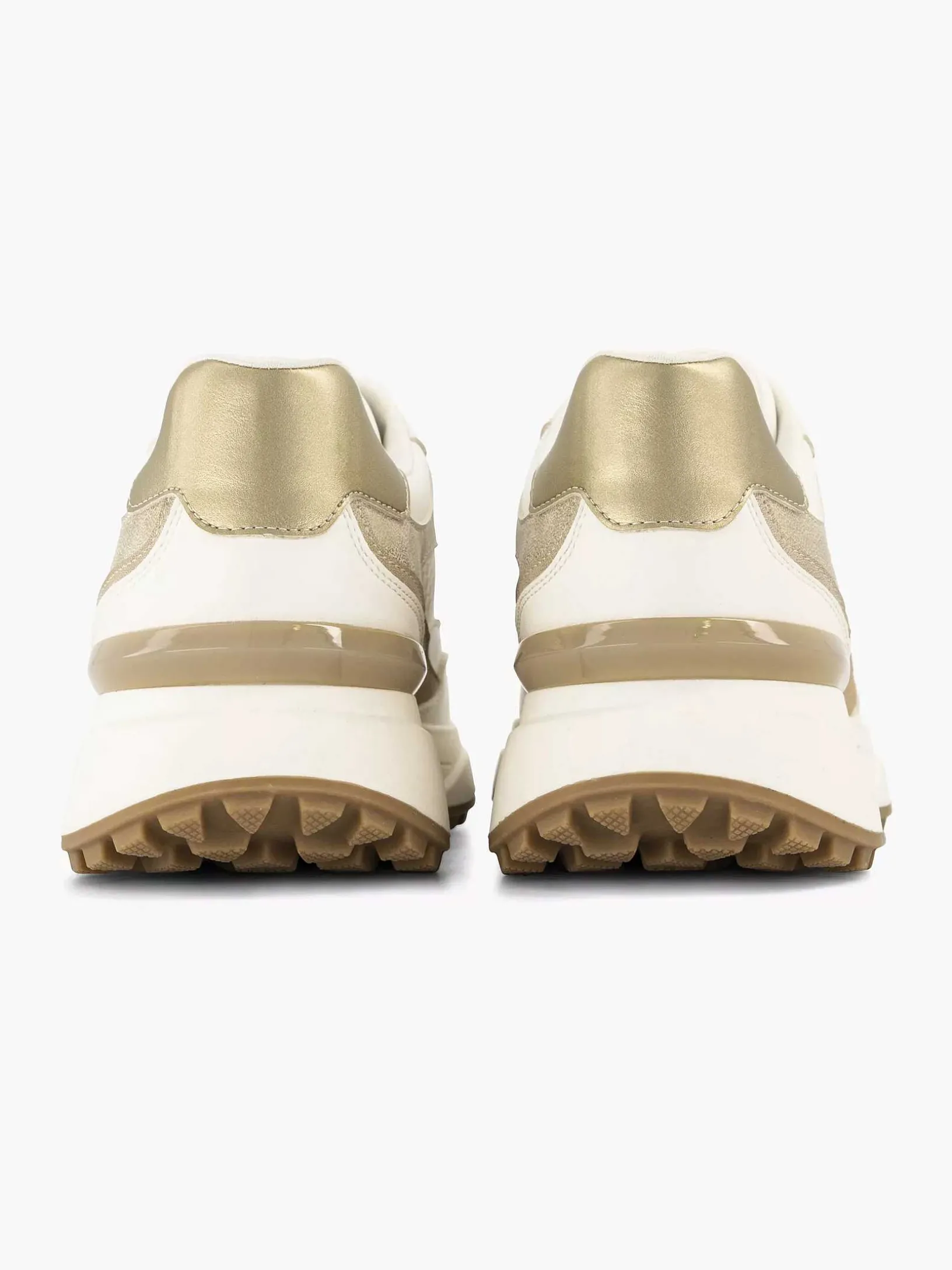 Witte Chunky Sneaker Glitter