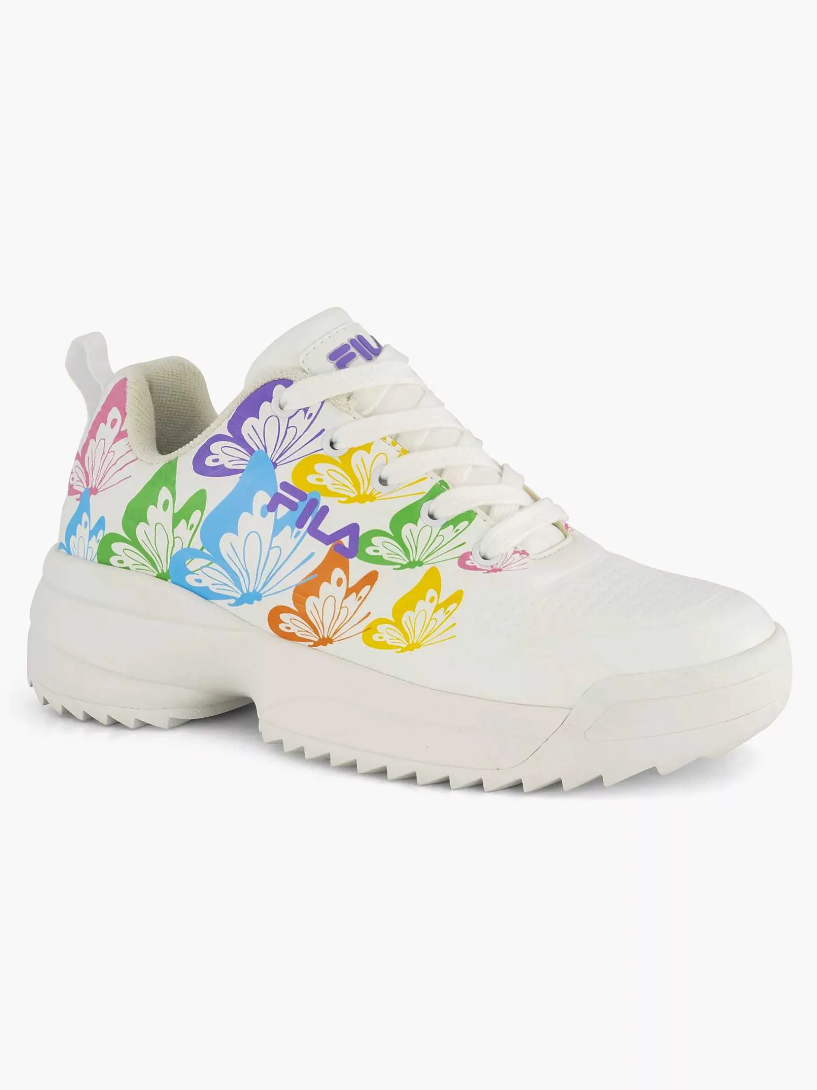 Witte Chunky Sneaker Vlinders