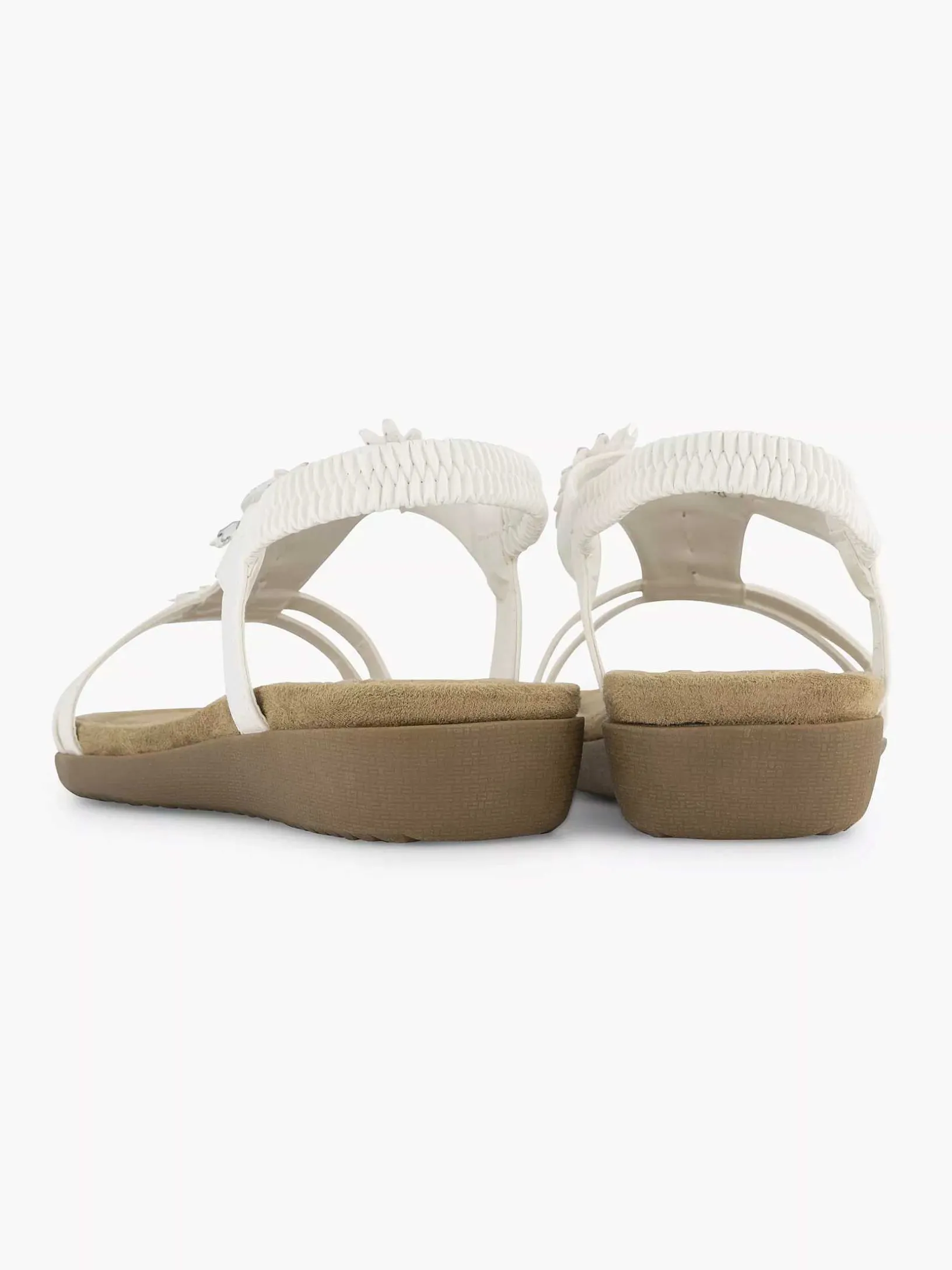 Witte Comfort Sandaal