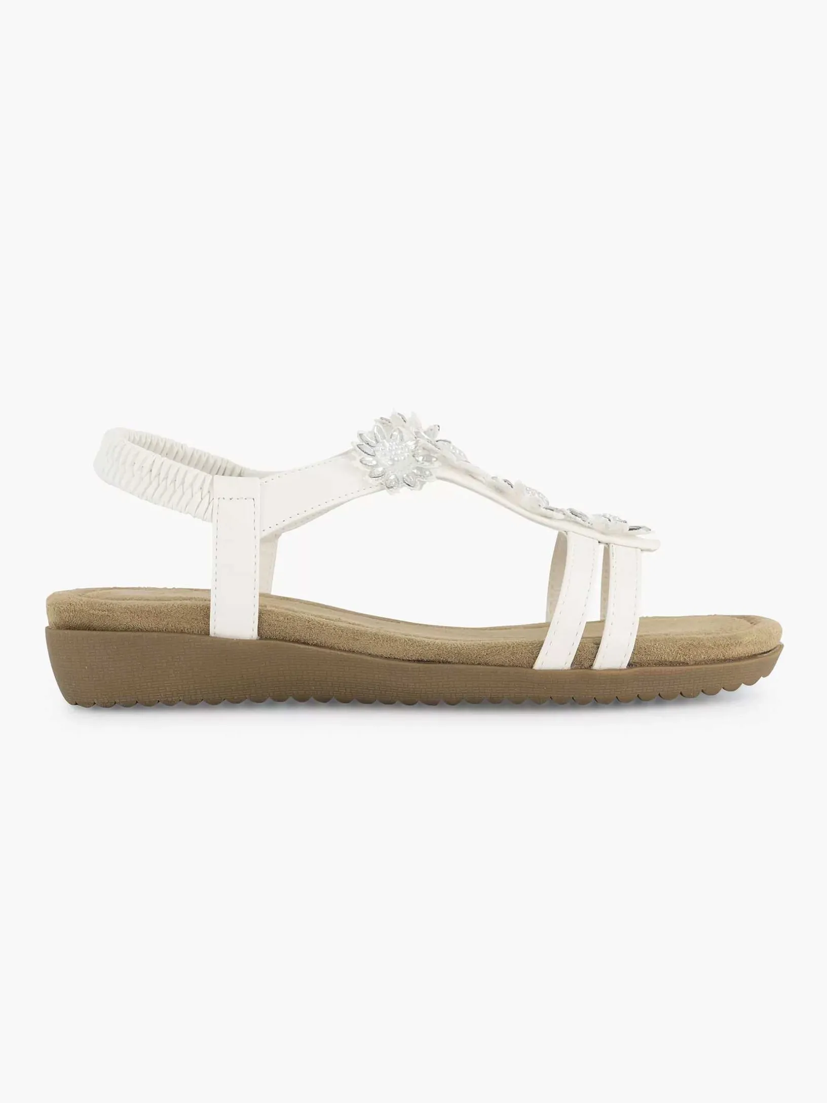 Witte Comfort Sandaal