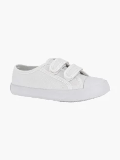 Witte Gymschoen Klittenband