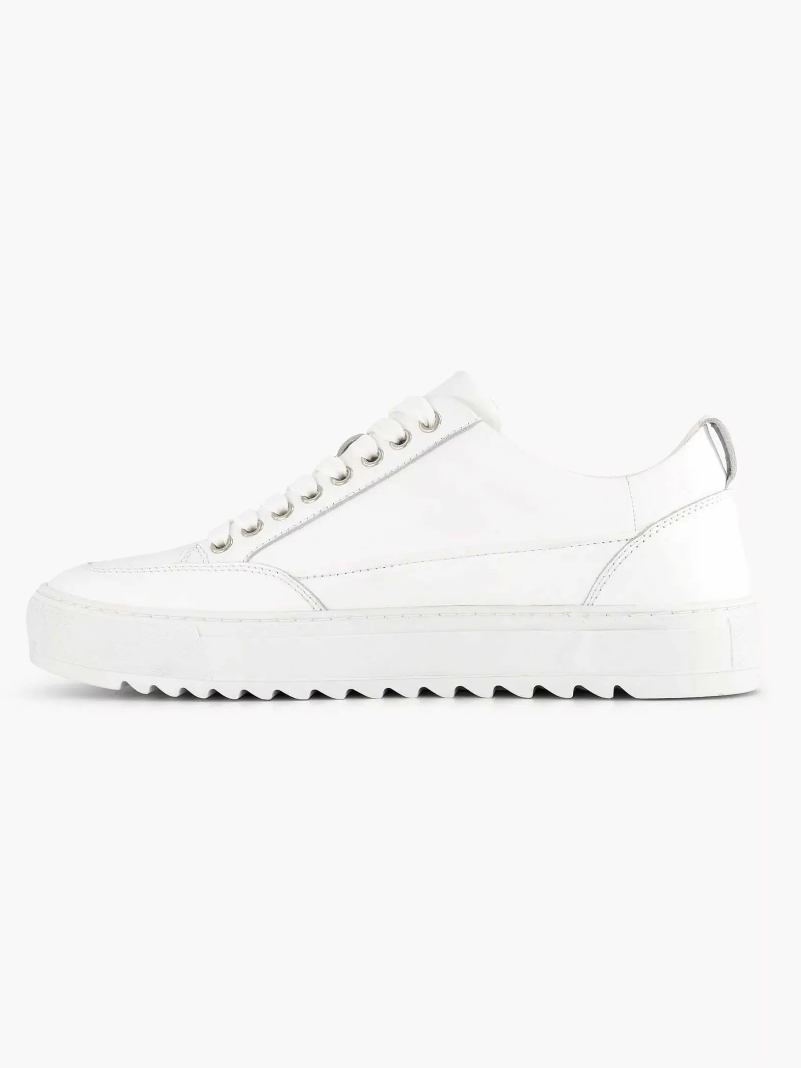 Witte Leren Sneaker
