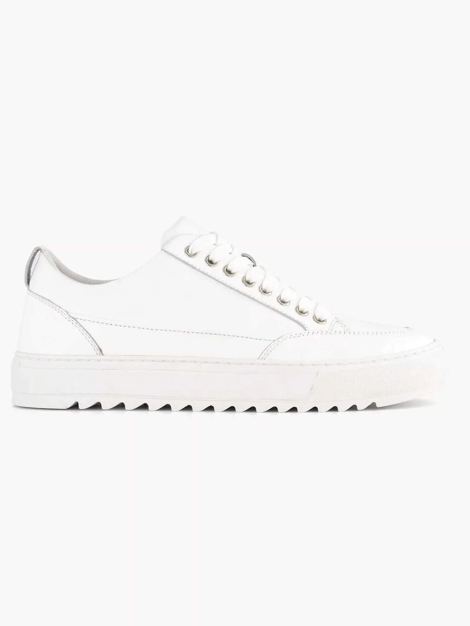 Witte Leren Sneaker
