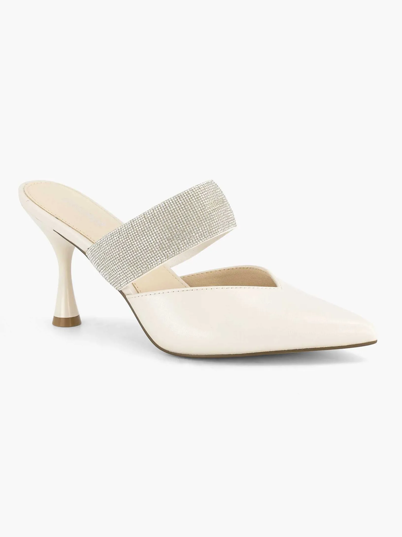 Witte Pump Steentjes