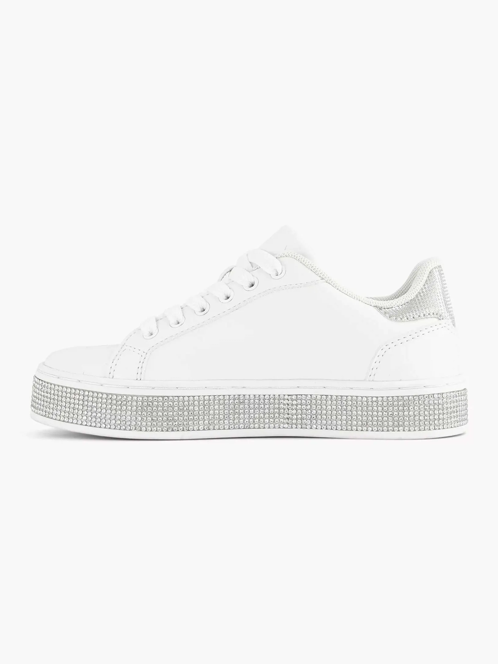 Witte Sneaker Steentjes