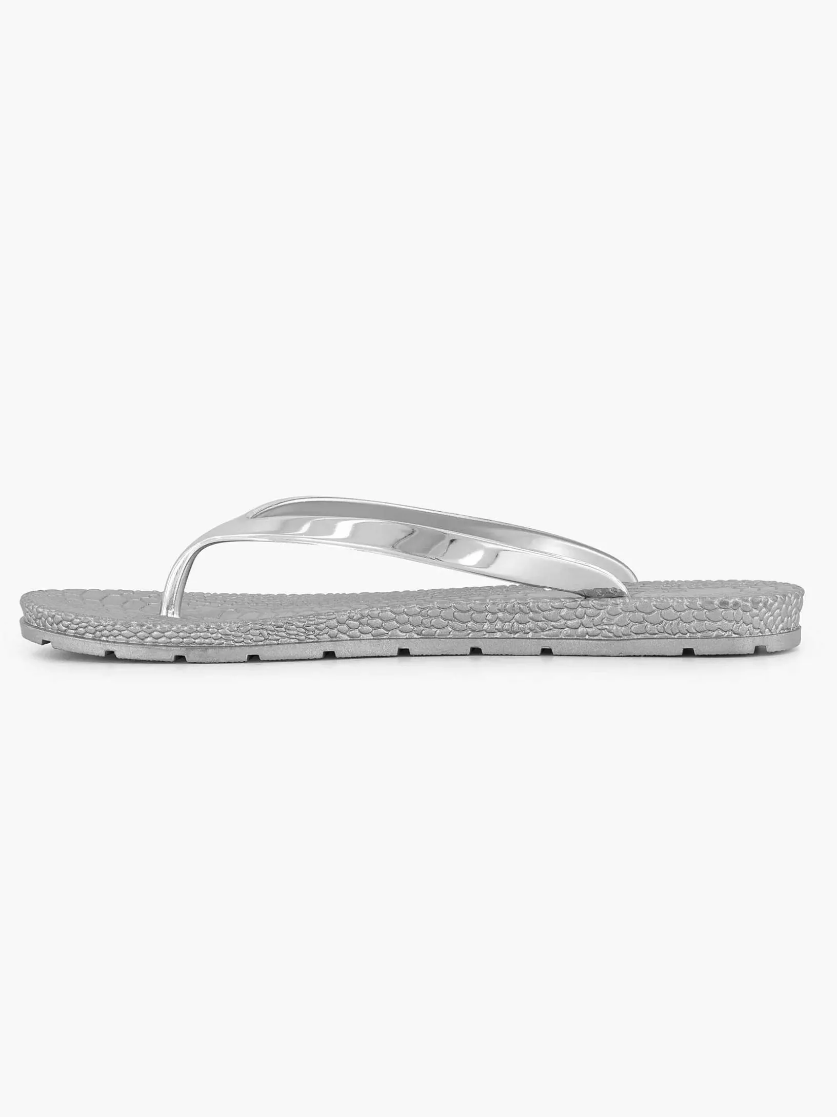 Zilveren Teenslipper