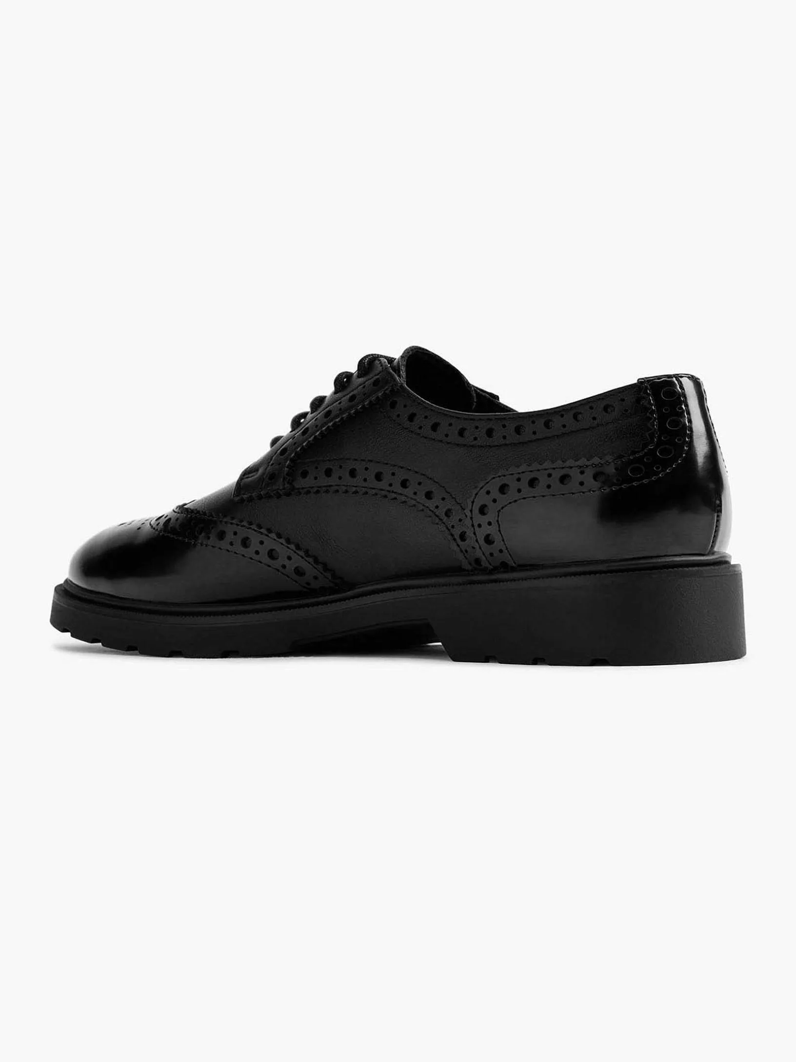 Zwarte Chunky Veterschoen