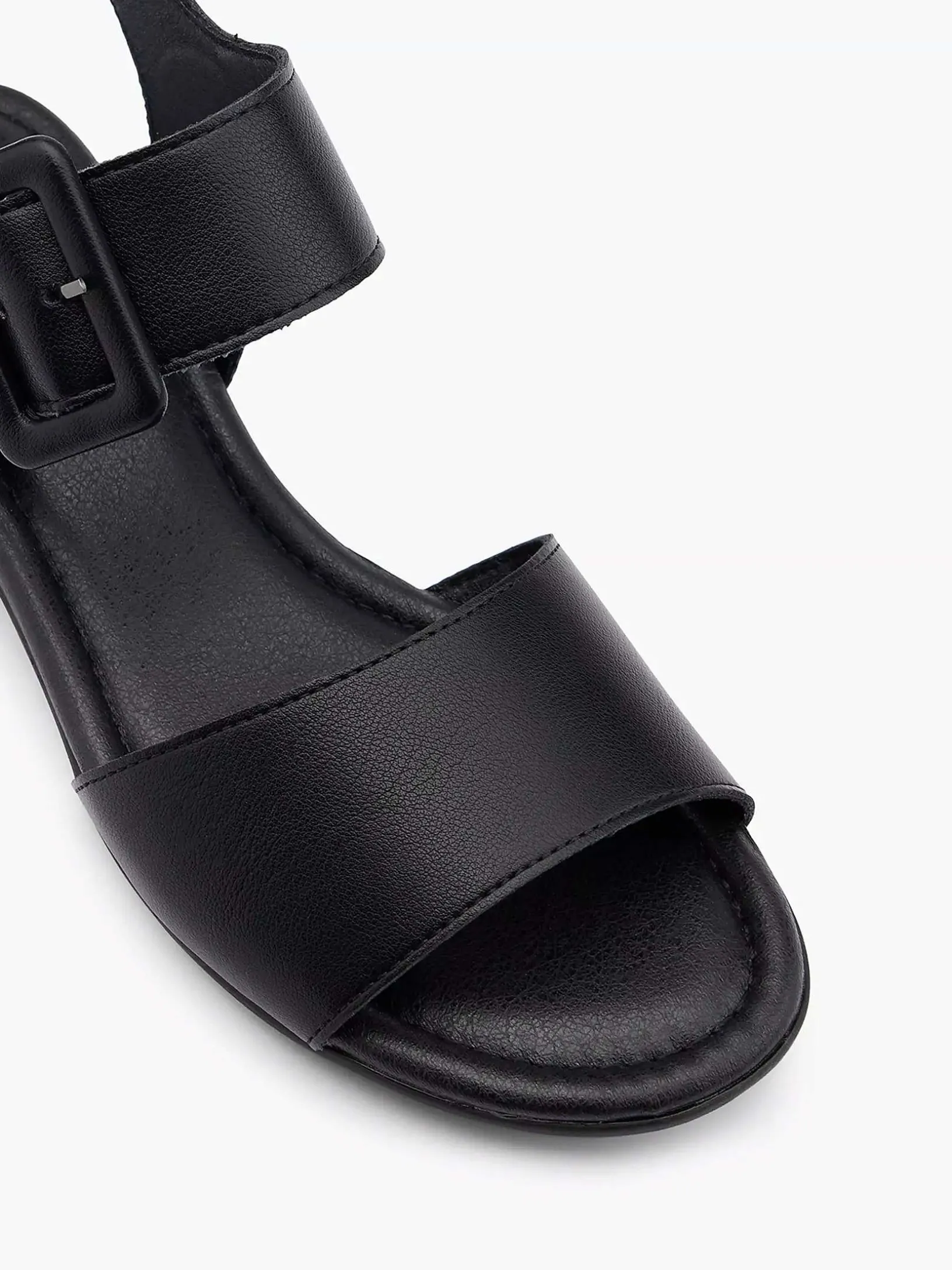 Zwarte Comfort Sandaal