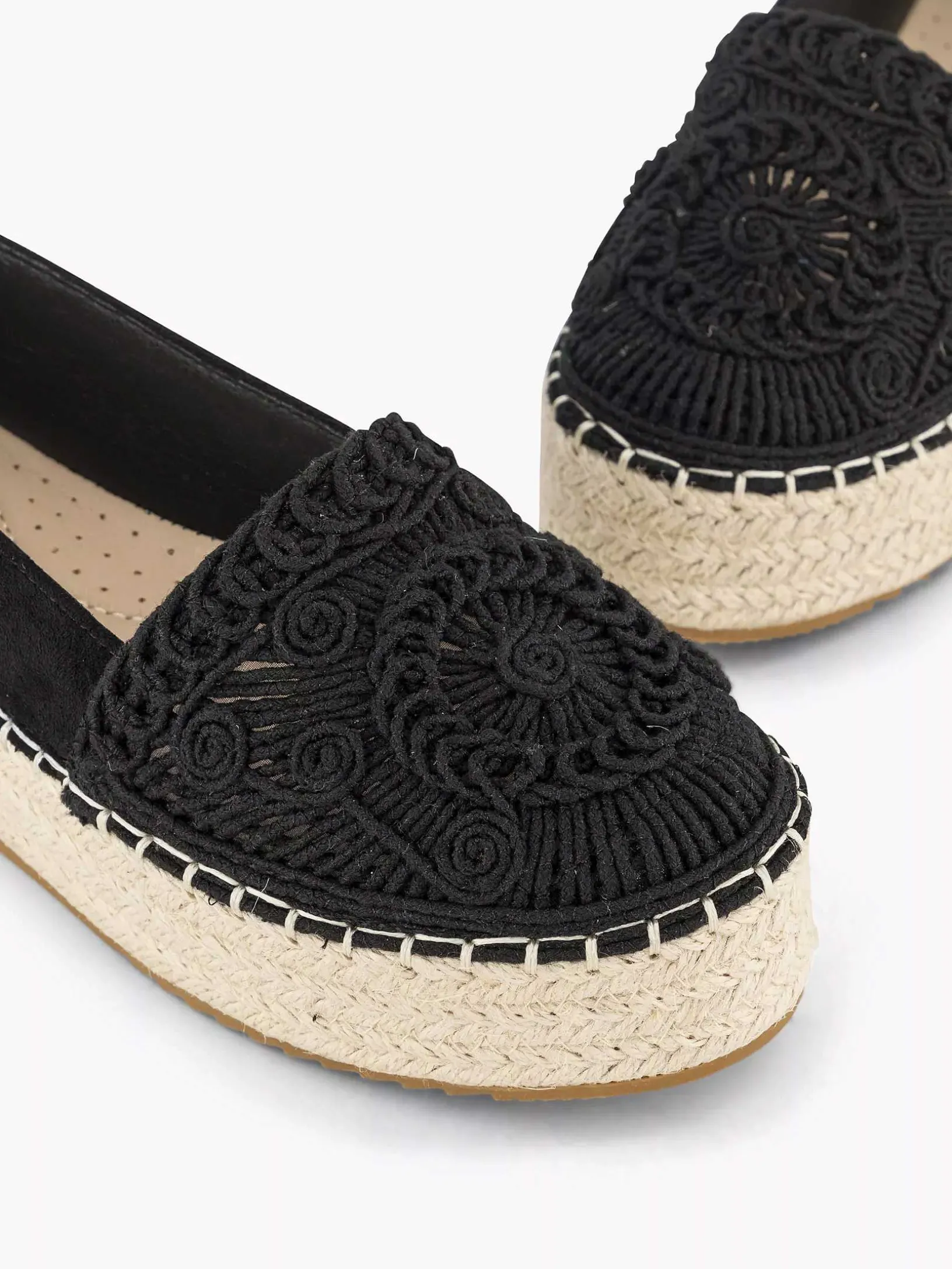 Zwarte Espadrille