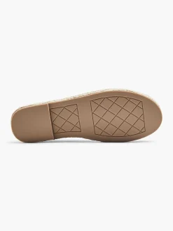 Zwarte Espadrille Kant