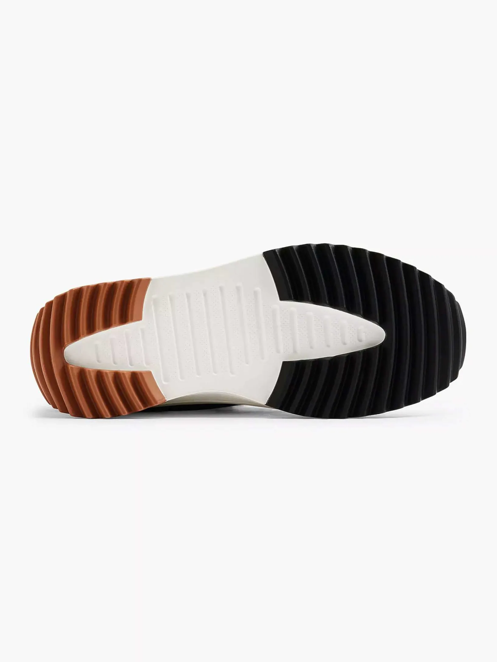 Zwarte Hoge Platform Sneaker Teddy