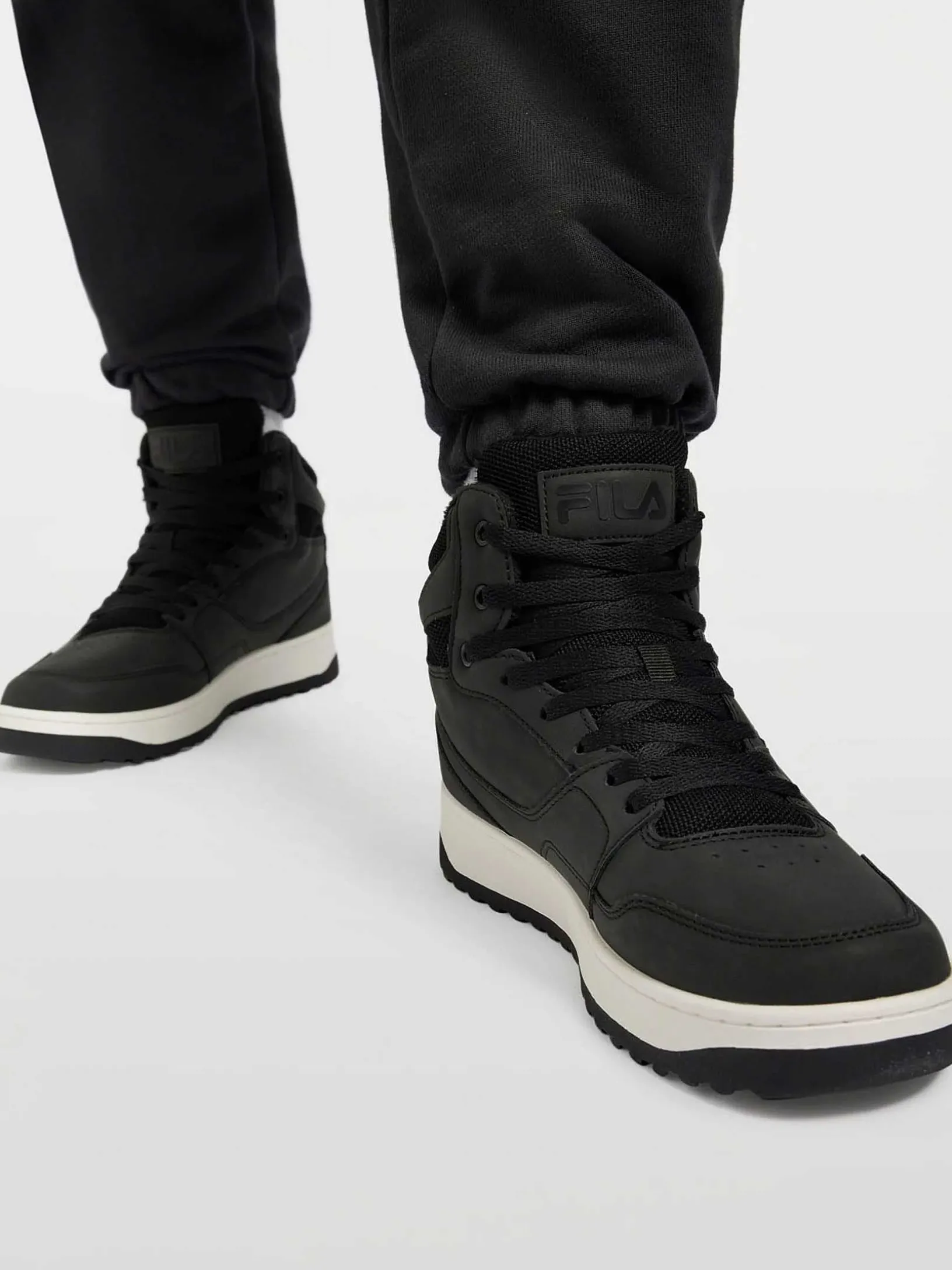 Zwarte Hoge Sneaker