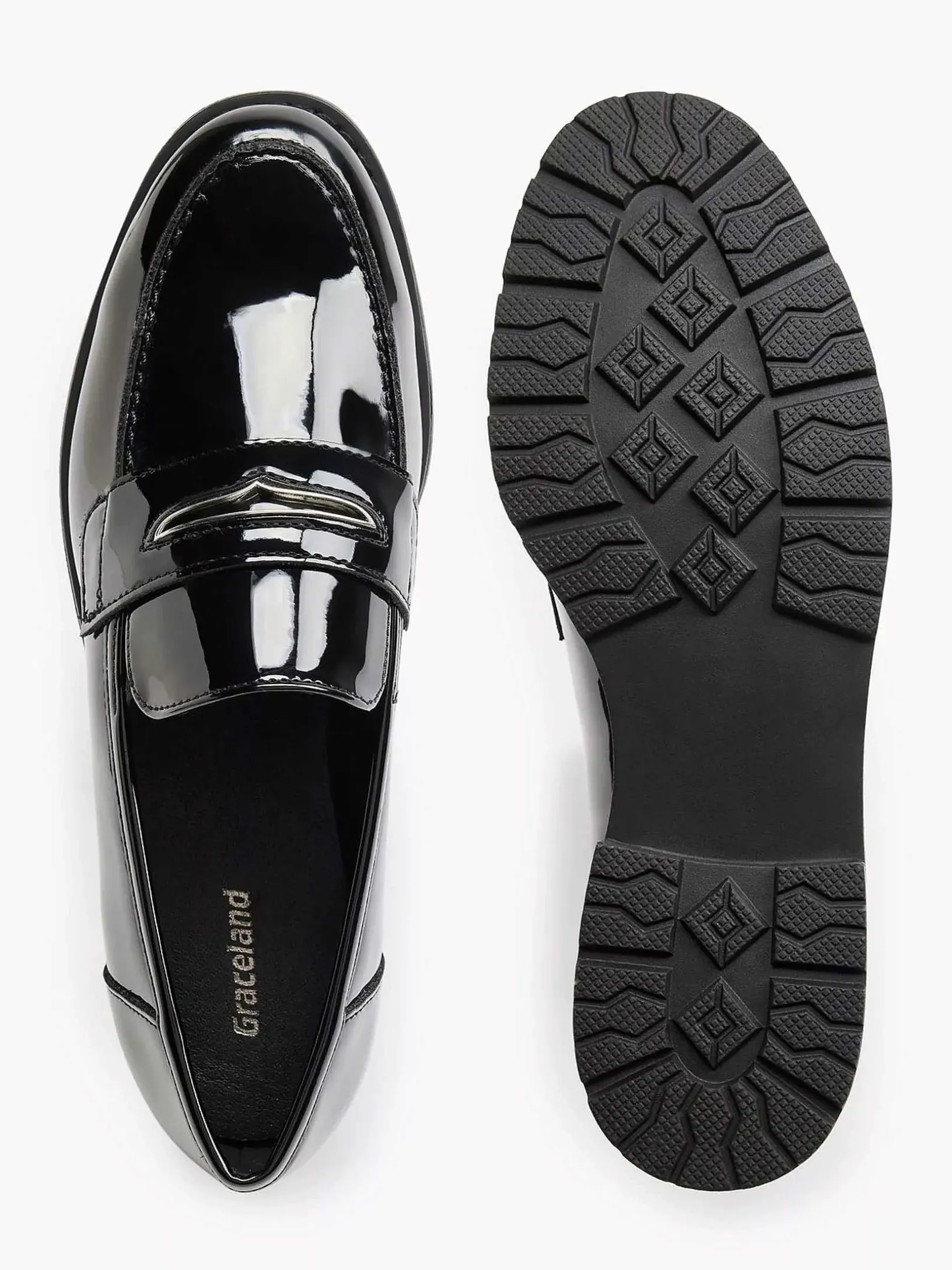 Zwarte Loafer Lak