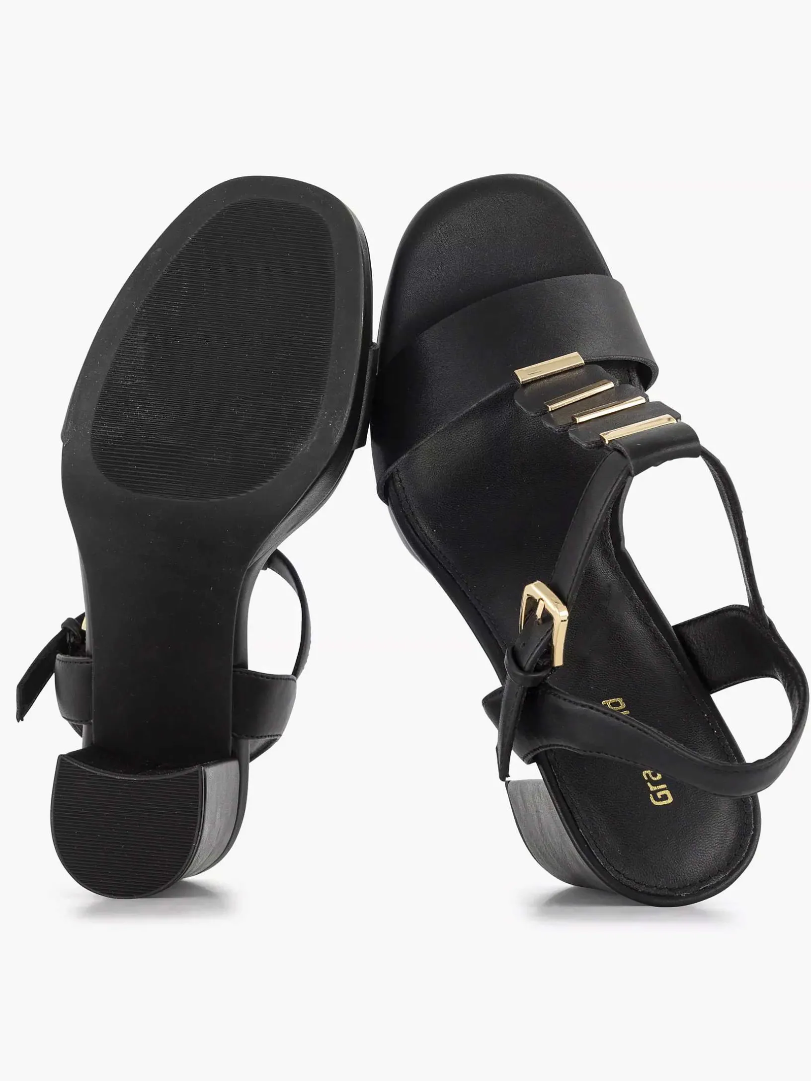 Zwarte Sandalette
