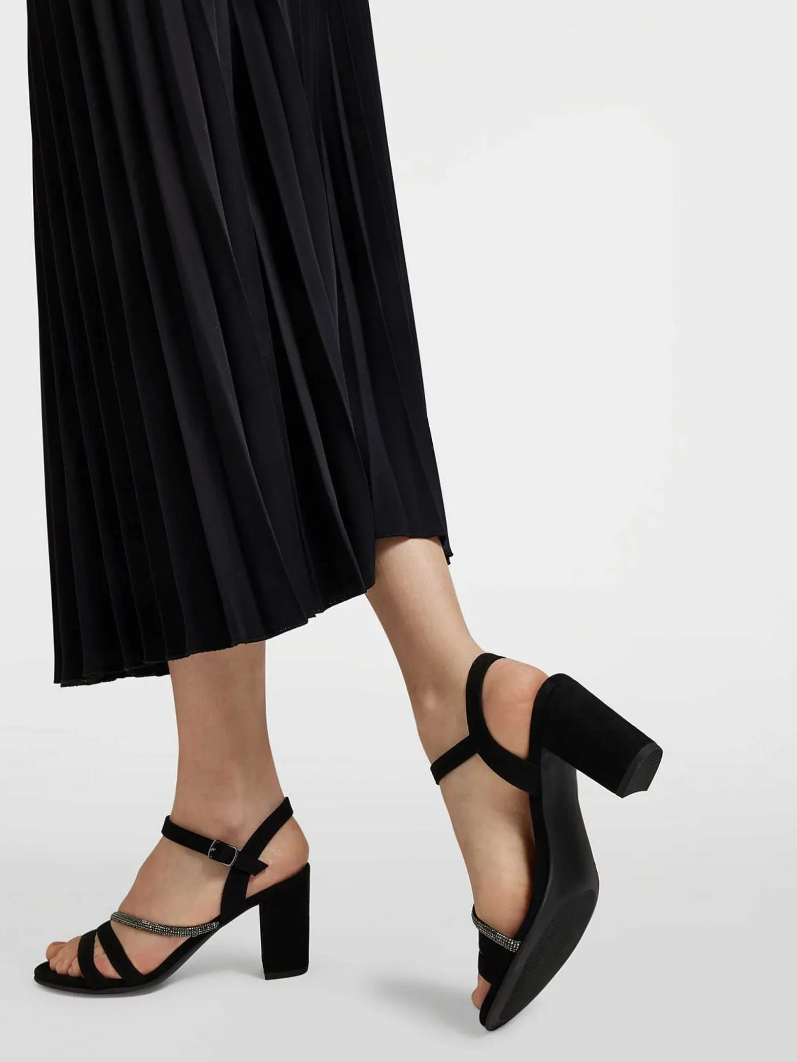 Zwarte Sandalette