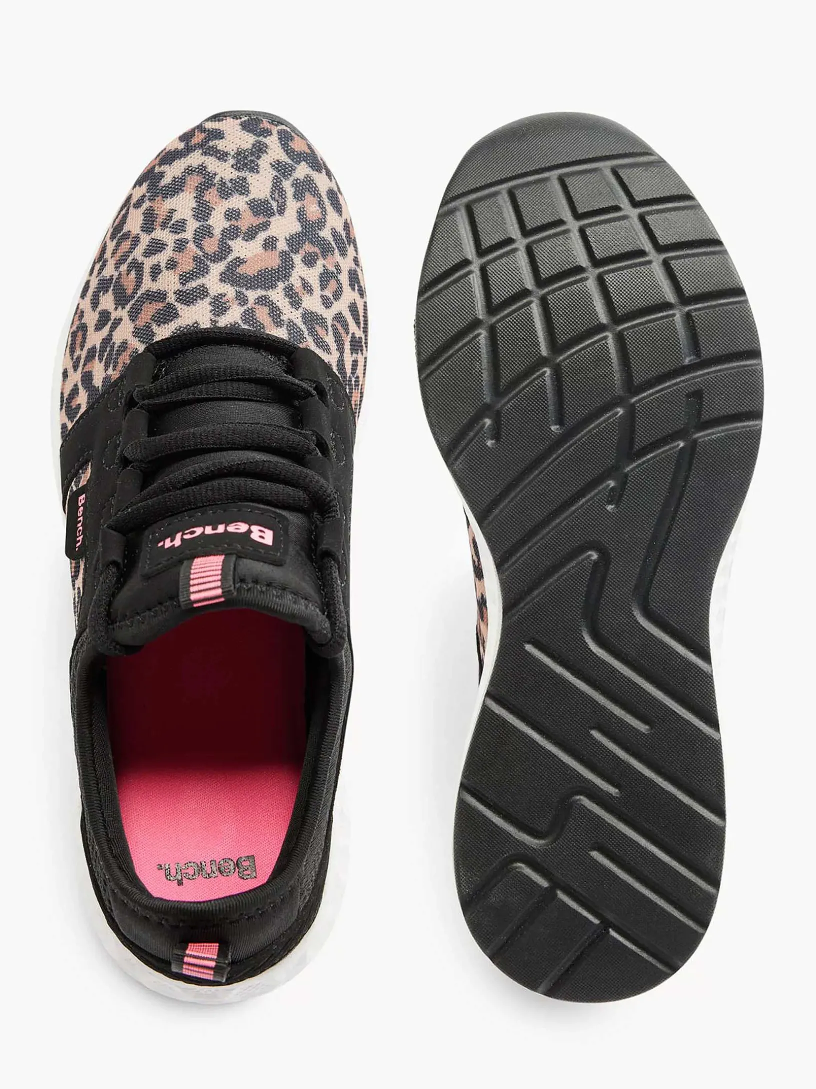 Zwarte Sneaker Panterprint